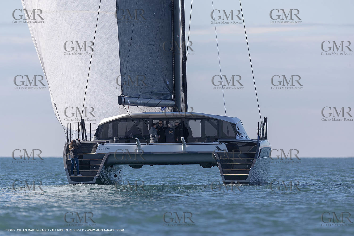 05 02 2019, La Grande Motte (FRA,34), Gunboat 68 sail testing  2