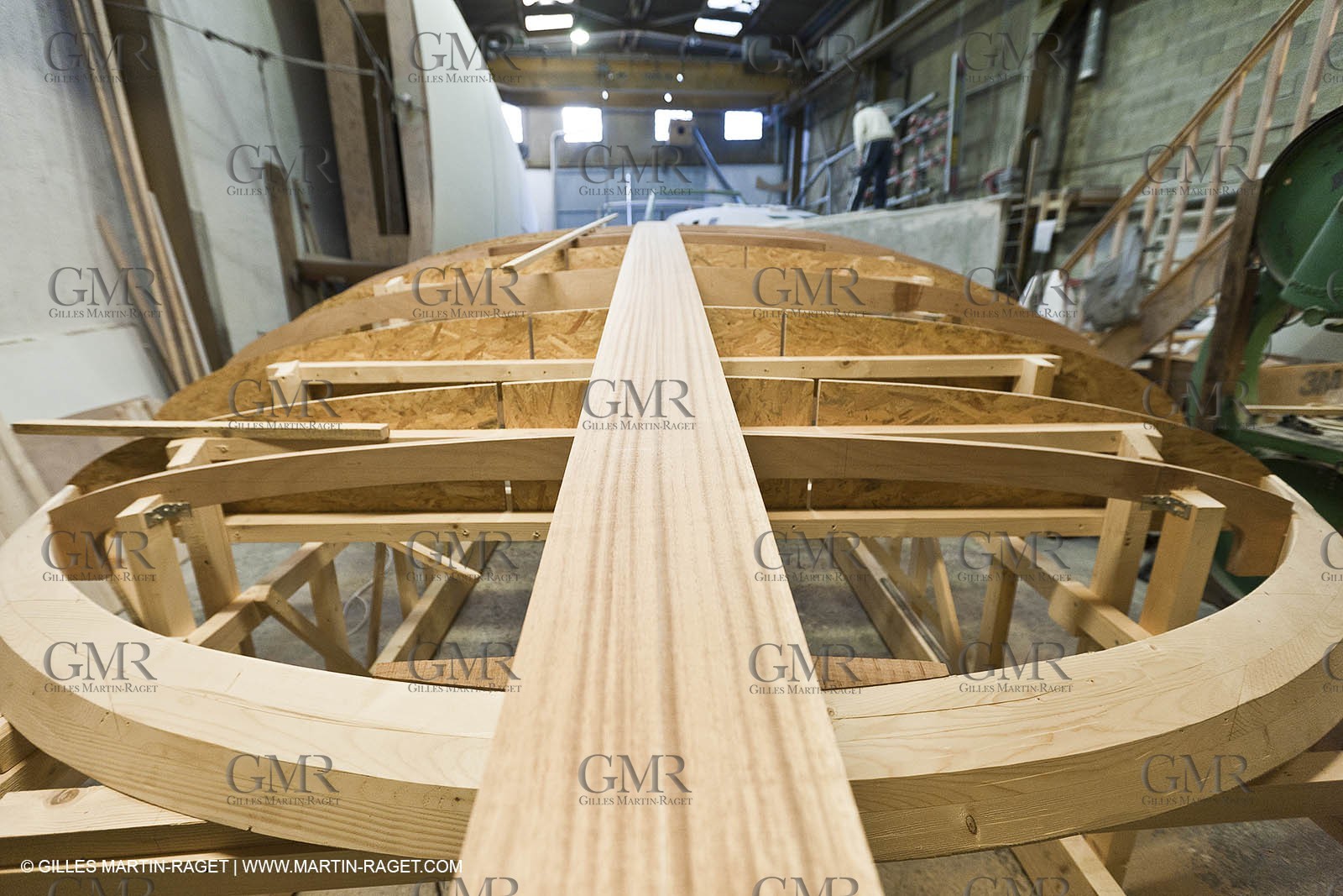 18 01 2012 - Marseille (FRA,13) - Construction d'Alcyon au chantier Carènes