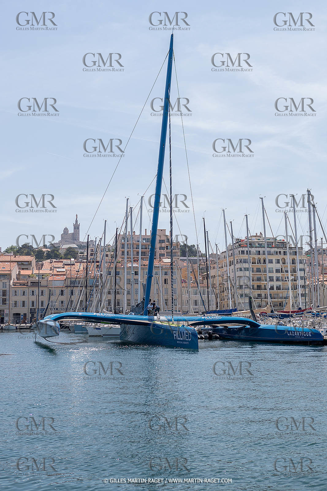 18 05 2022, Marseille (FRA), APremière navigation du trimaran Ultim SVR LAZARTIGUE à Marseille