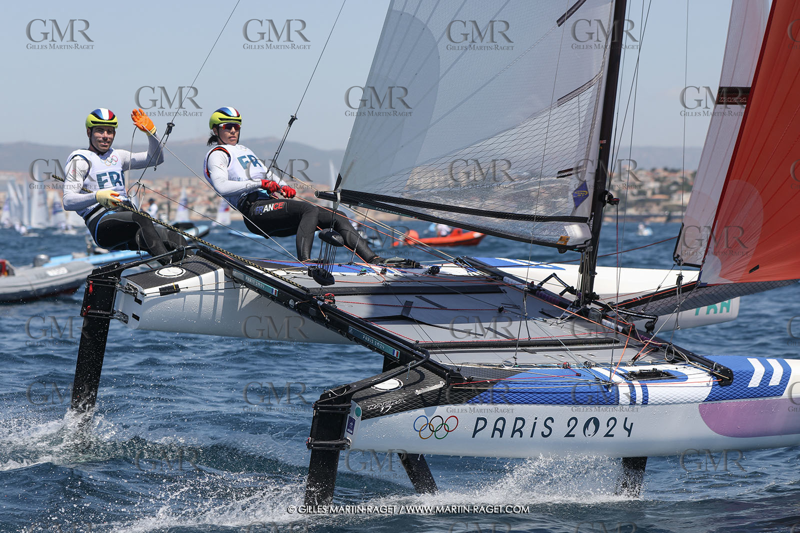 23 07 2024, Marseille (FRA), Paris 2024 Olympic Games, Sailing, Free trainings
