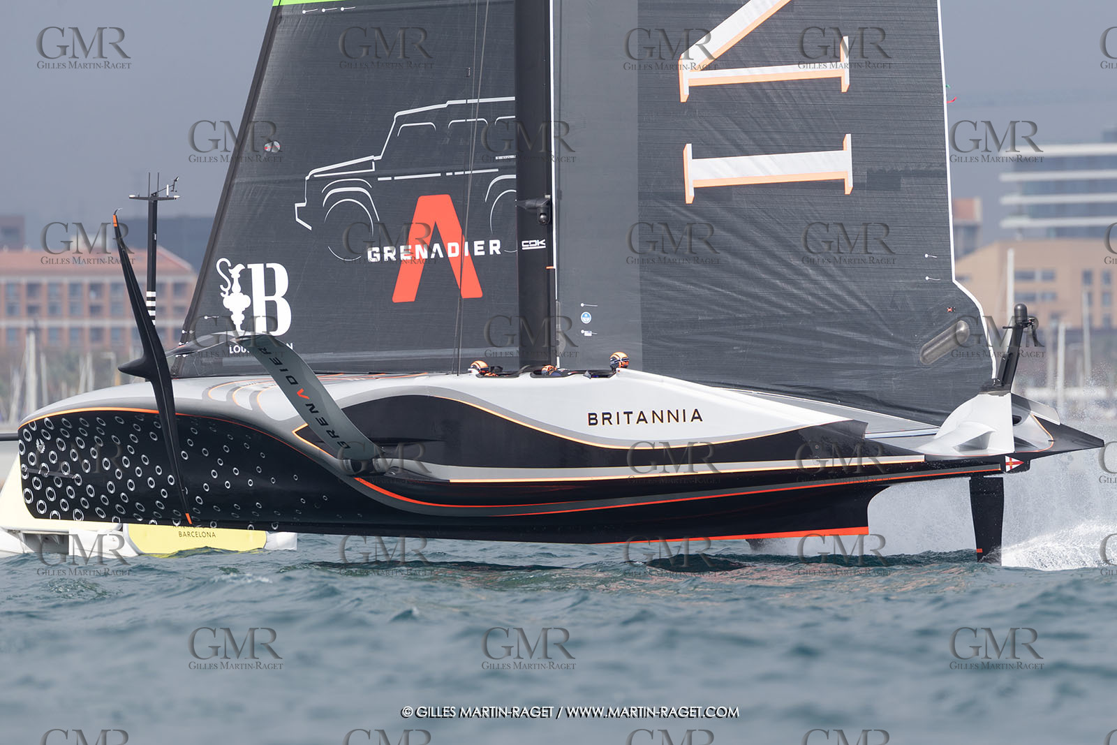 12:10 2024, Barcelona (ESP), Louis Vuitton 37th America's Cup, Final Match, Race Day 1, Race 1