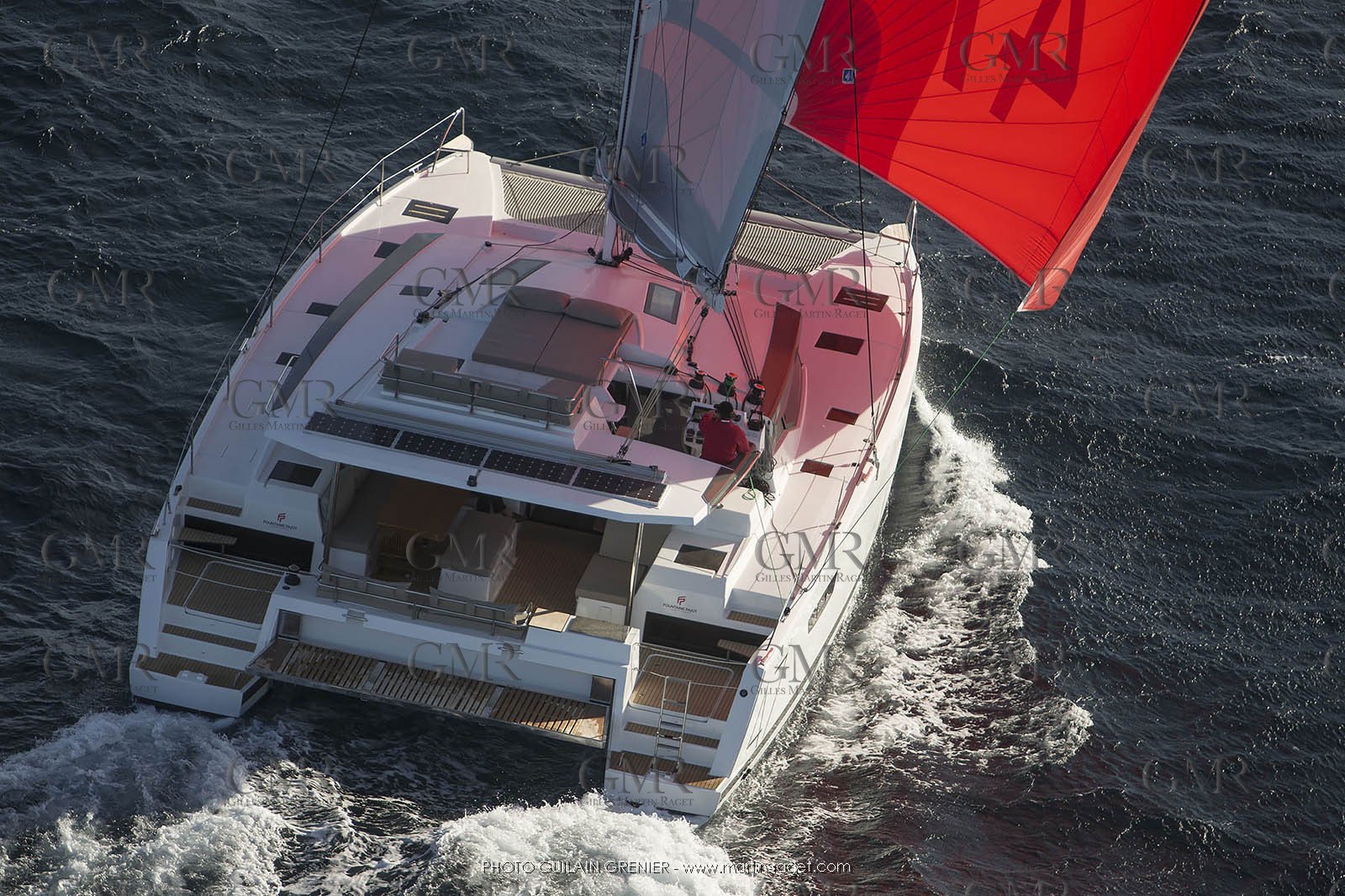 Saona 47 - Fountaine Pajot - shooting helico - 7 6 2017 - Photo Guilain Grenier