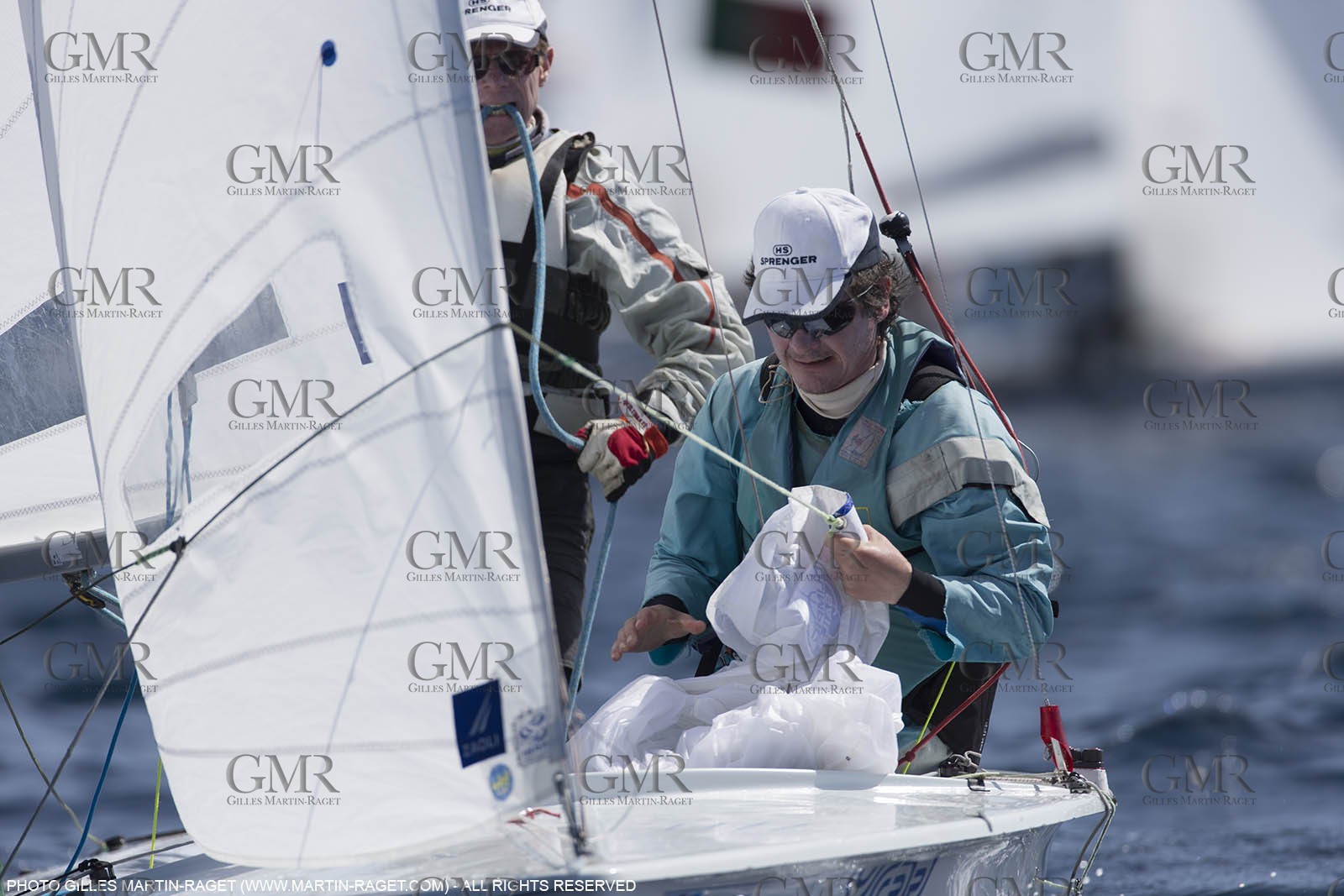 10 04 2015, Marseille (FRA), Yachting Club de la Pointe Rouge - Coupe Internationale de Printemps des 470, Day 3