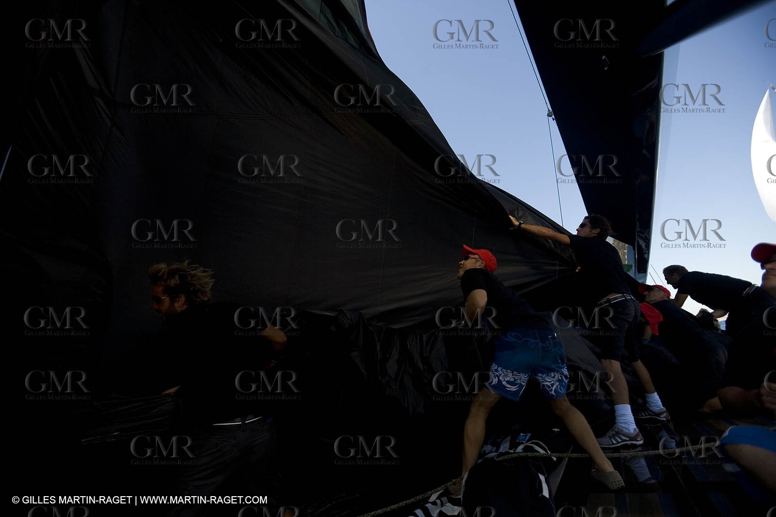 03 09 06 - Porto Cervo (Sardinia) - Maxi World Cup 2006 - Onboard Wally 90 Tango