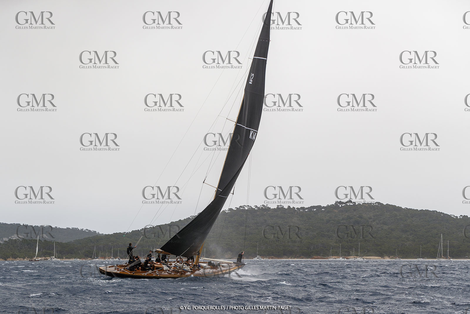 19 06 2024, Porquerolles Island (FRA), Championnat du monde des 12 m JI 2024, Race Day 1