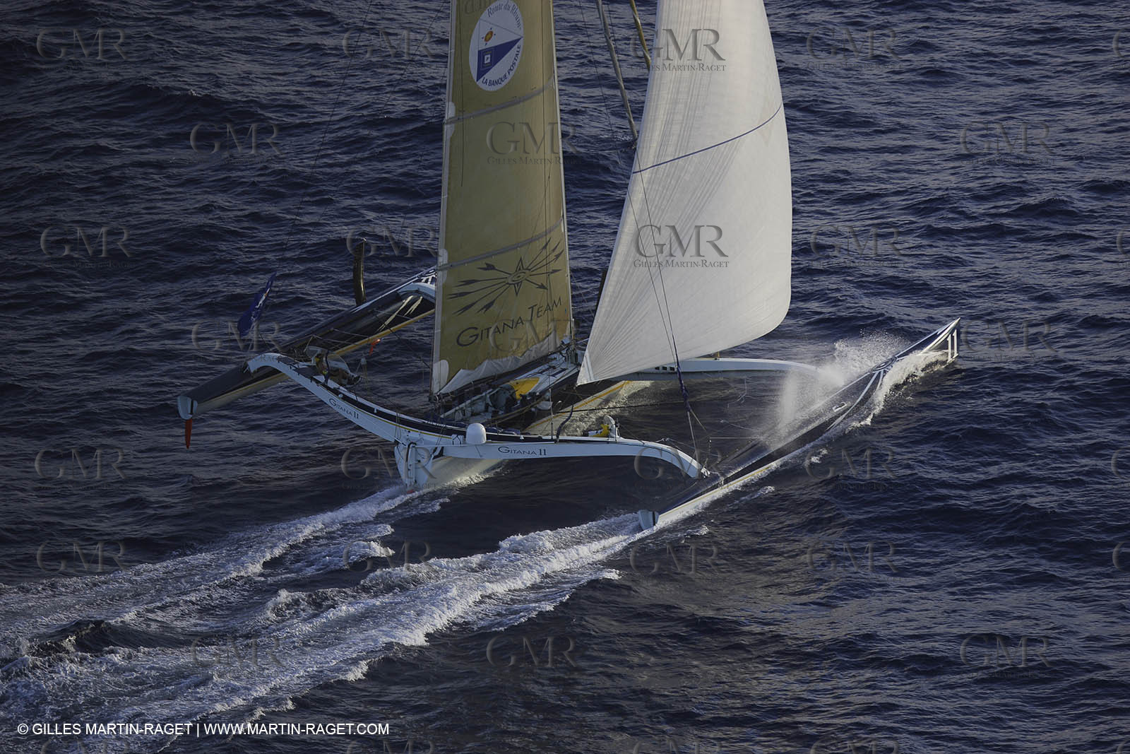 05 11 2006 - Pointe à Pitre Guadelupe (FRA) - Route du Rhum 2006 arrival - overall winner Lionel Lemonchois (Gitana 11)