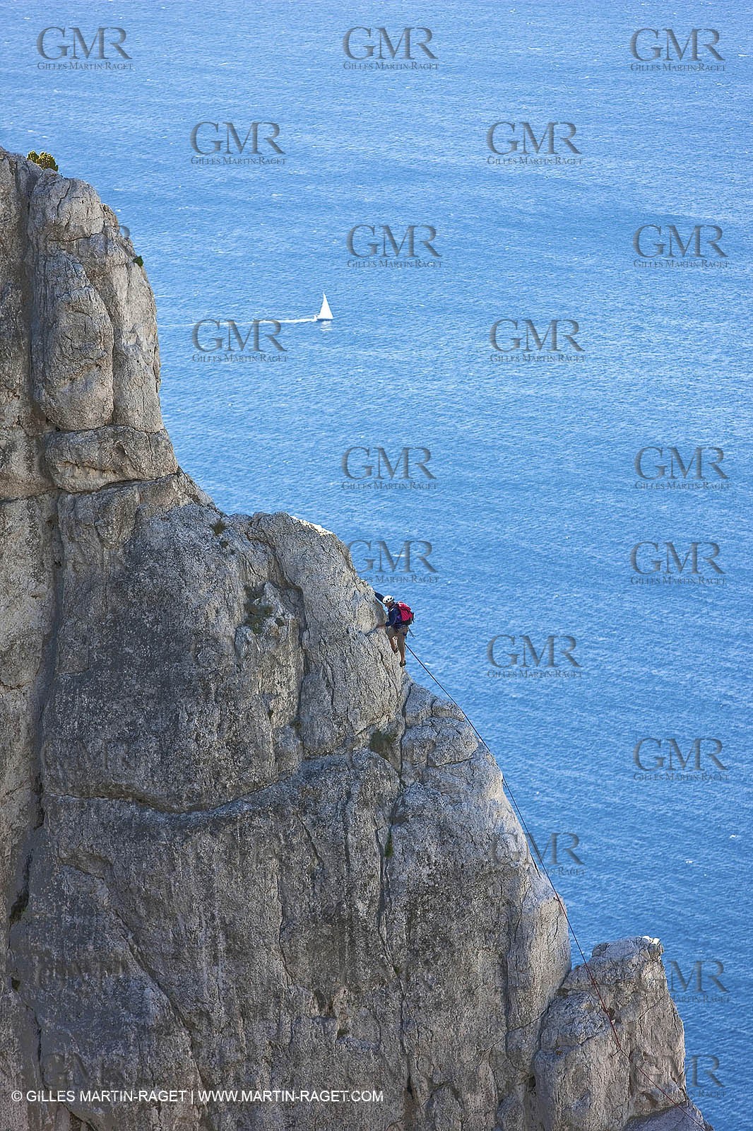 30 04 2009 - Marseille (FRA, 13) - Les Calanques - La Grande Candelle - Arrête de Marseille