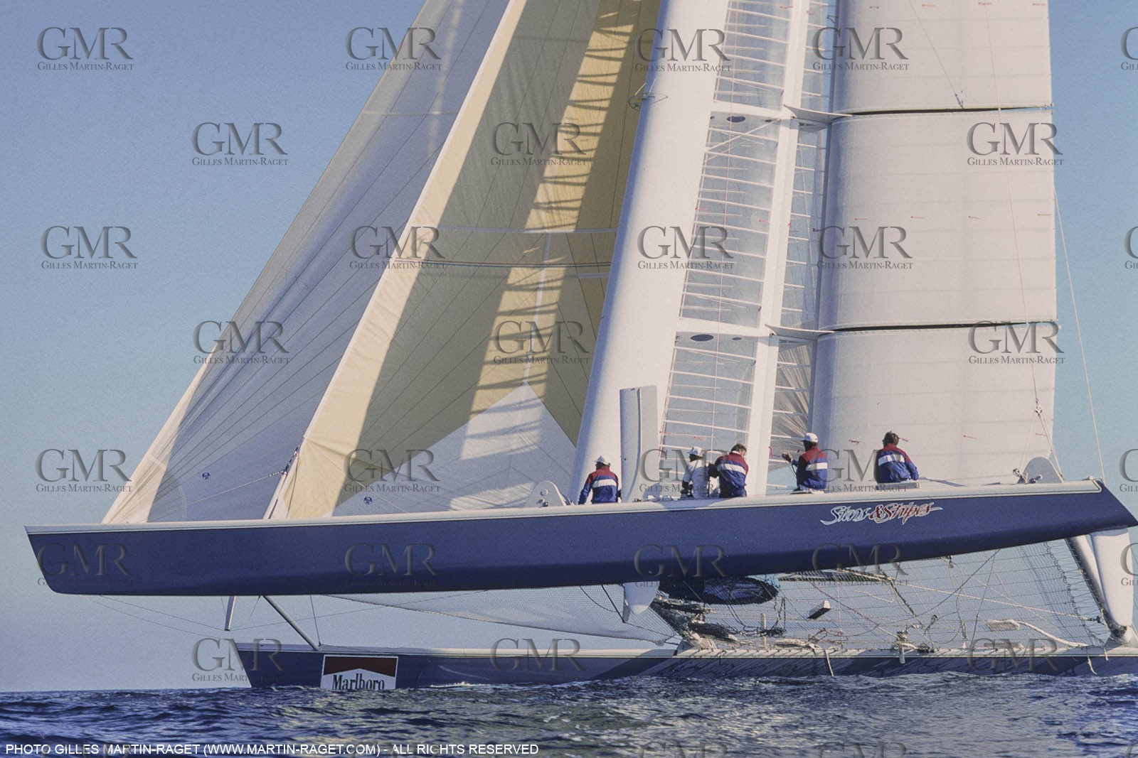 Sailing, Yacht Racing, America's Cup XXVII, San Diego (USA,CA) 1988, Stars & Stripes Vs New Zealand