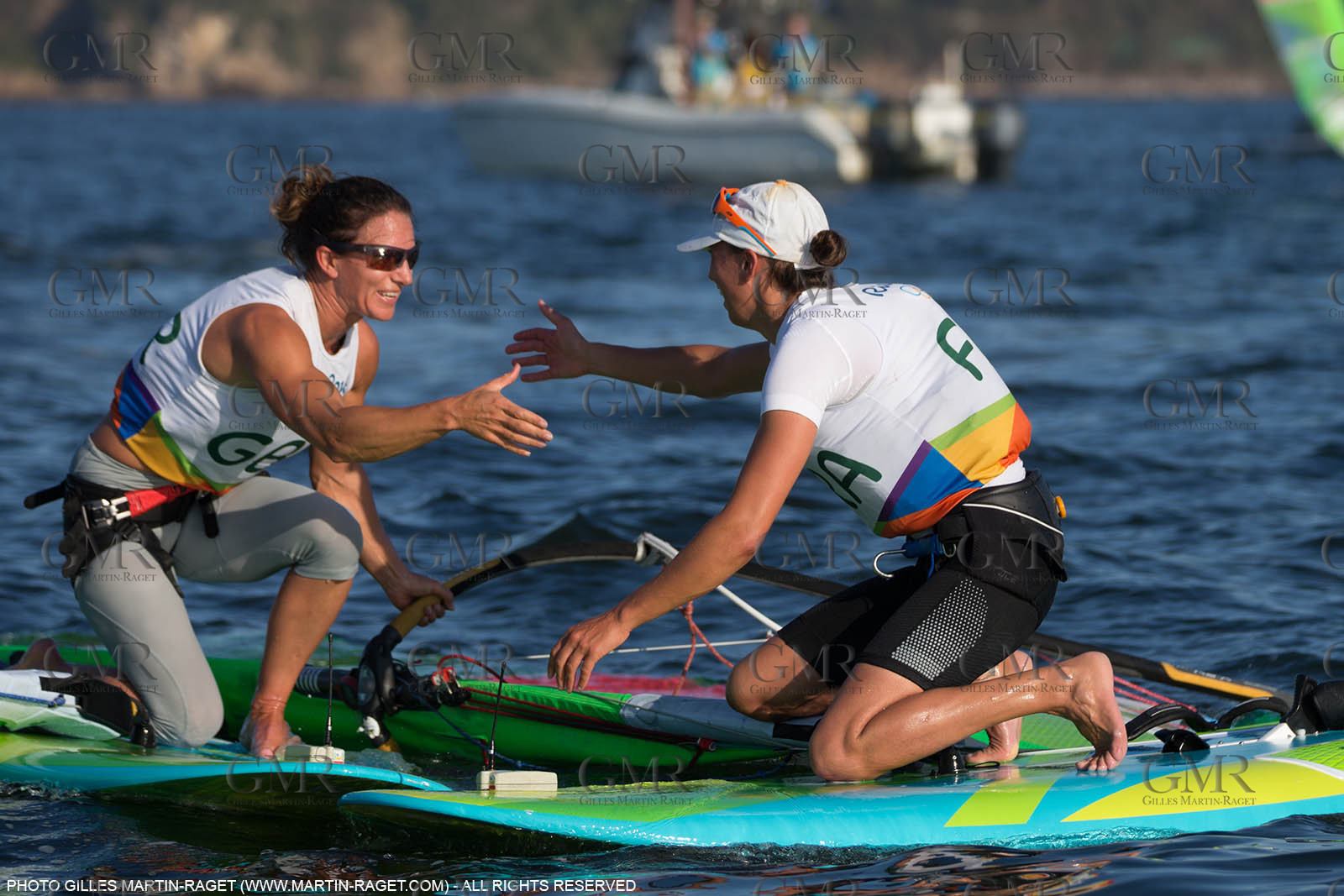 14 08 2016, Rio de Janeiro (BRA), 2016 Olympic Games, Sailing, RSX Women medal race, Charline Picon (FRA), gold medalist