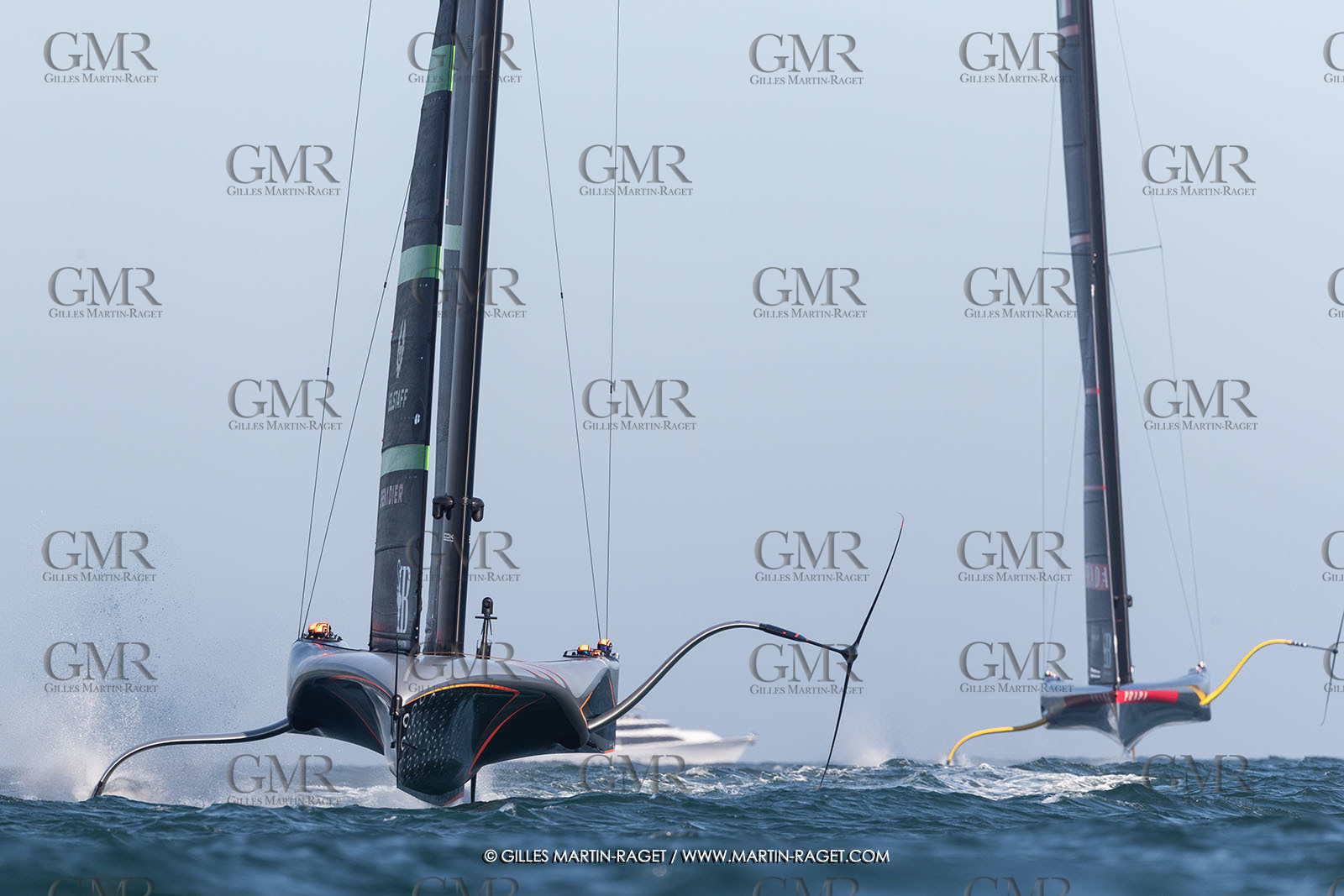 26 09 2024, Barcelona (ESP), 37th America's Cup, Louis Vuitton Cup Final, Race Day 1