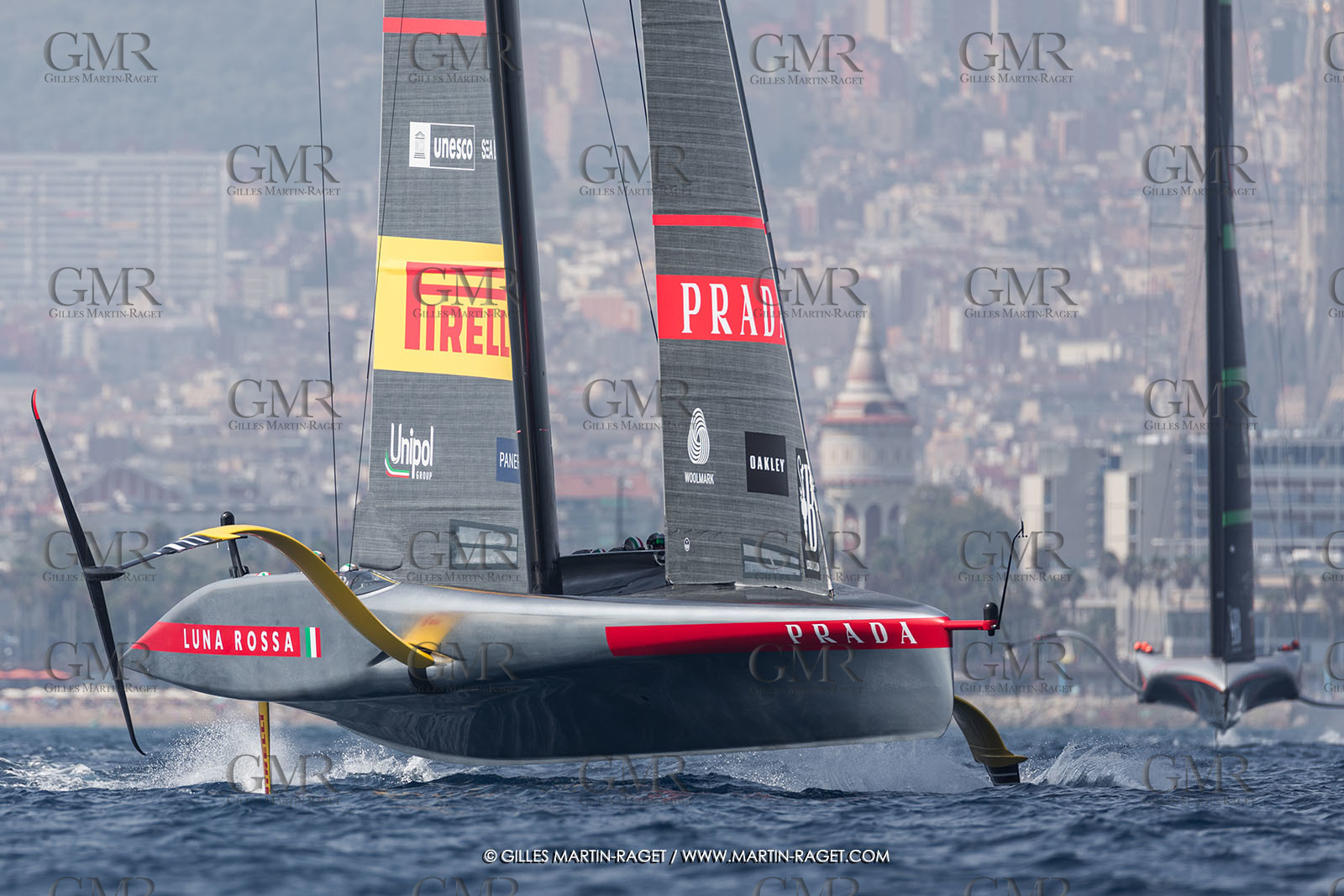 24 08 2024, Barcelona (ESP), Louis Vuitton 37th America's Cup, Louis Vuitton Prelilinary Regatta, Race Day 3