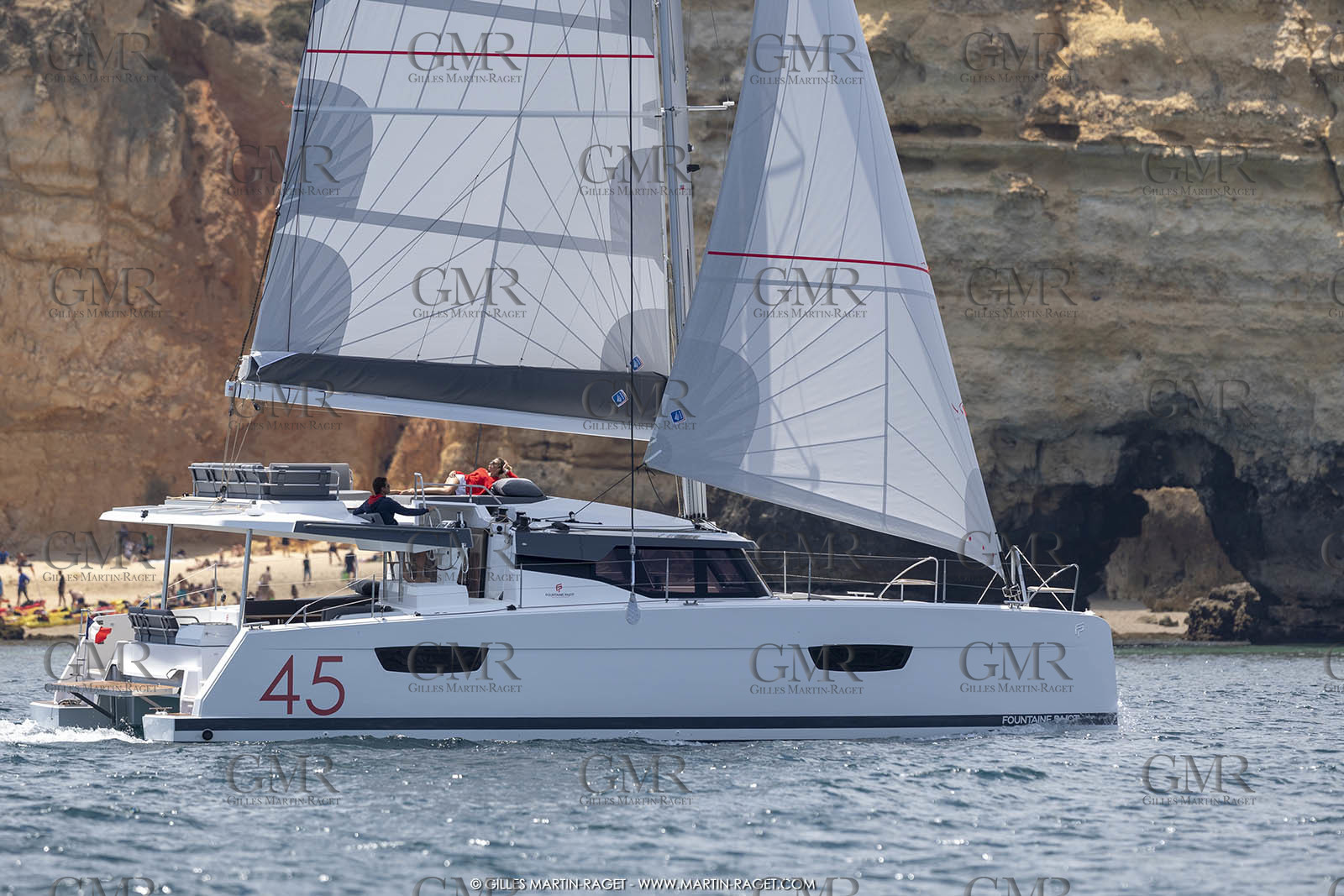 08 07 2019, Lagos (Portugal), Chantier Fountaine-Pajot, Fountaine-Pajot 45