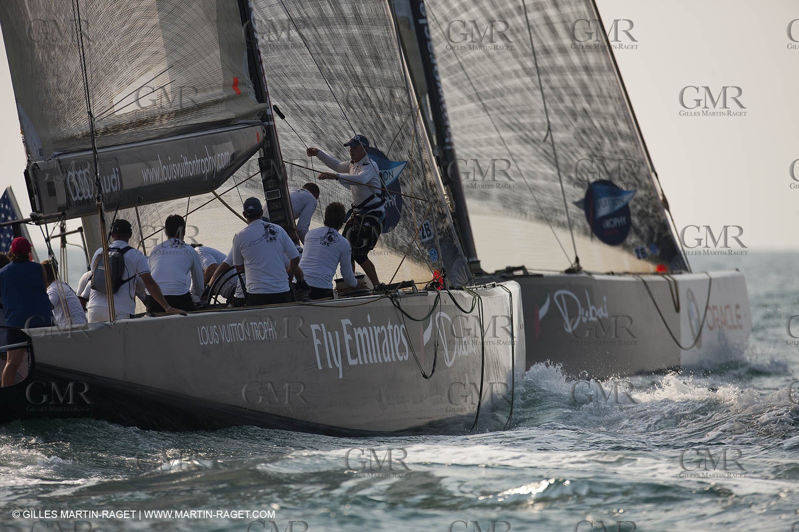 23 11 2010 - Dubai (UAE) - Dubai Louis Vuitton Trophy -  Round 2 - BMW ORACLE Racing Vs Mascalzone Latino