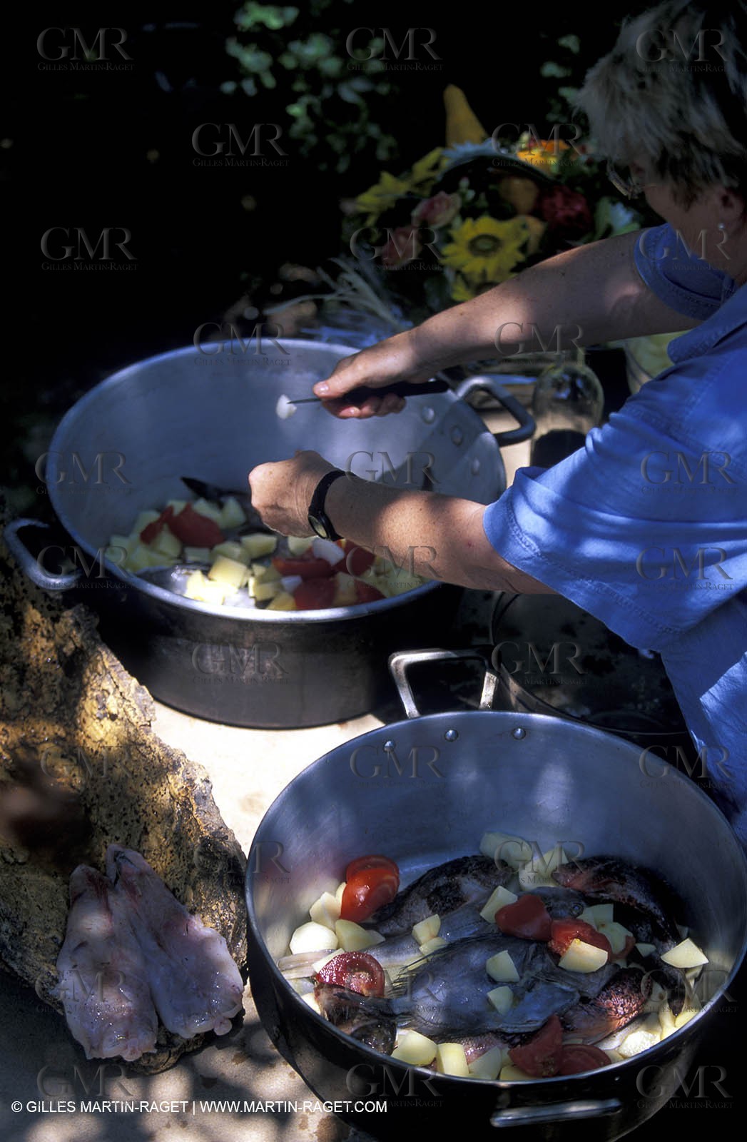 Préparation de la Bouillabaisse
