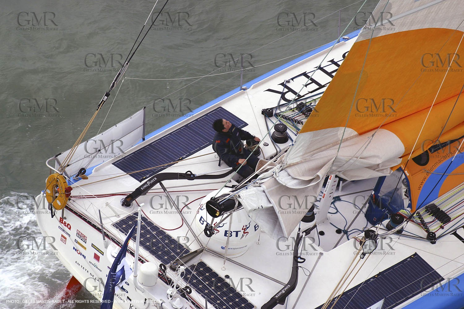 Imoca Class - 2002 Route du Rhum  -Ellen MacArthur - KingFisher -
