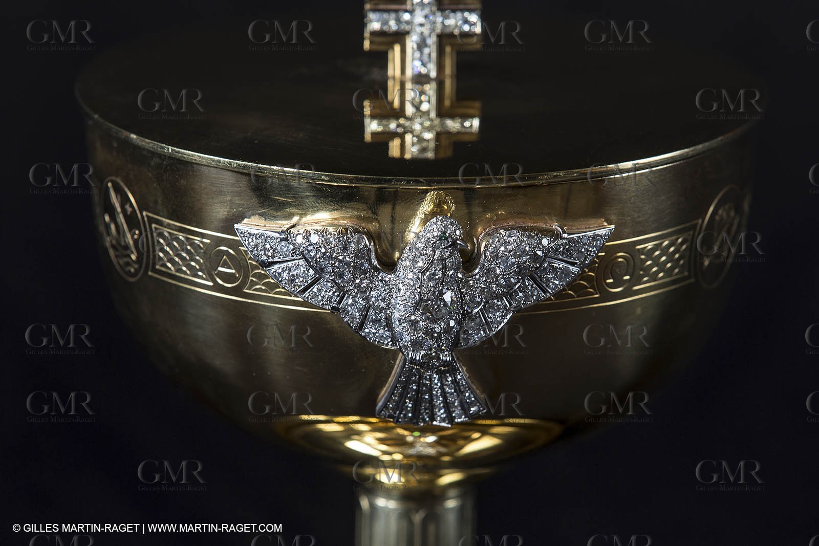 04 02 2013 - Marseille(FRA,13), Notre Dame de la Garde, orfèvrerie liturgique