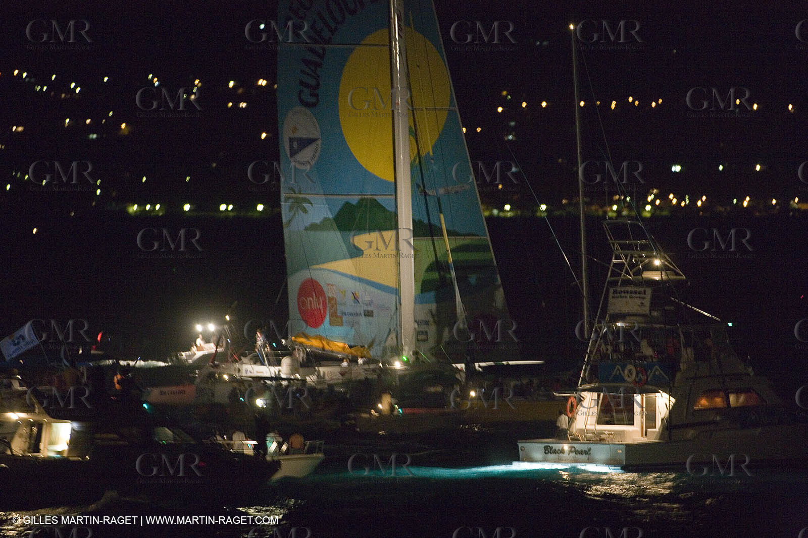 06 11 2006 - Pointe à Pitre Guadeloupe (FRA) - Arrivée Route du Rhum 2006 - Thelier Claude (Region Guadeloupe)