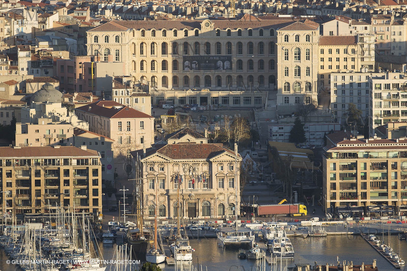 06 12 2012 - Marseille (FRA,13) - City Hall and Hotel Dieu Hotel under works