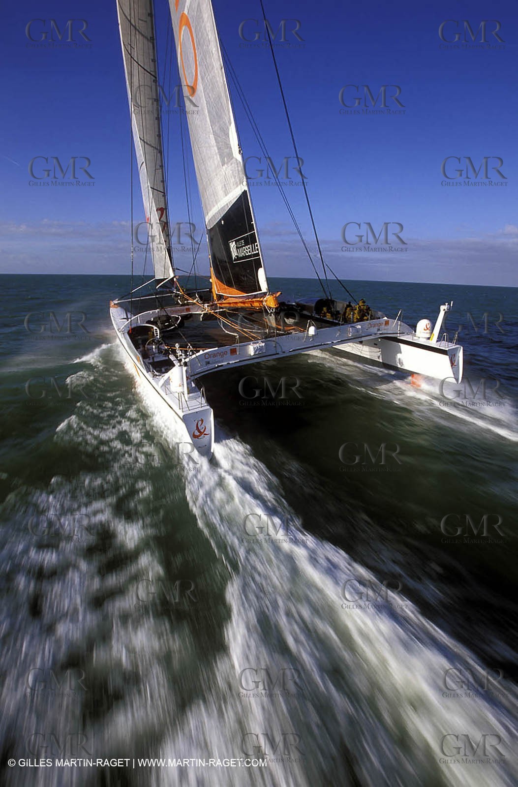 La Trinité mer - Orange II first sea trials