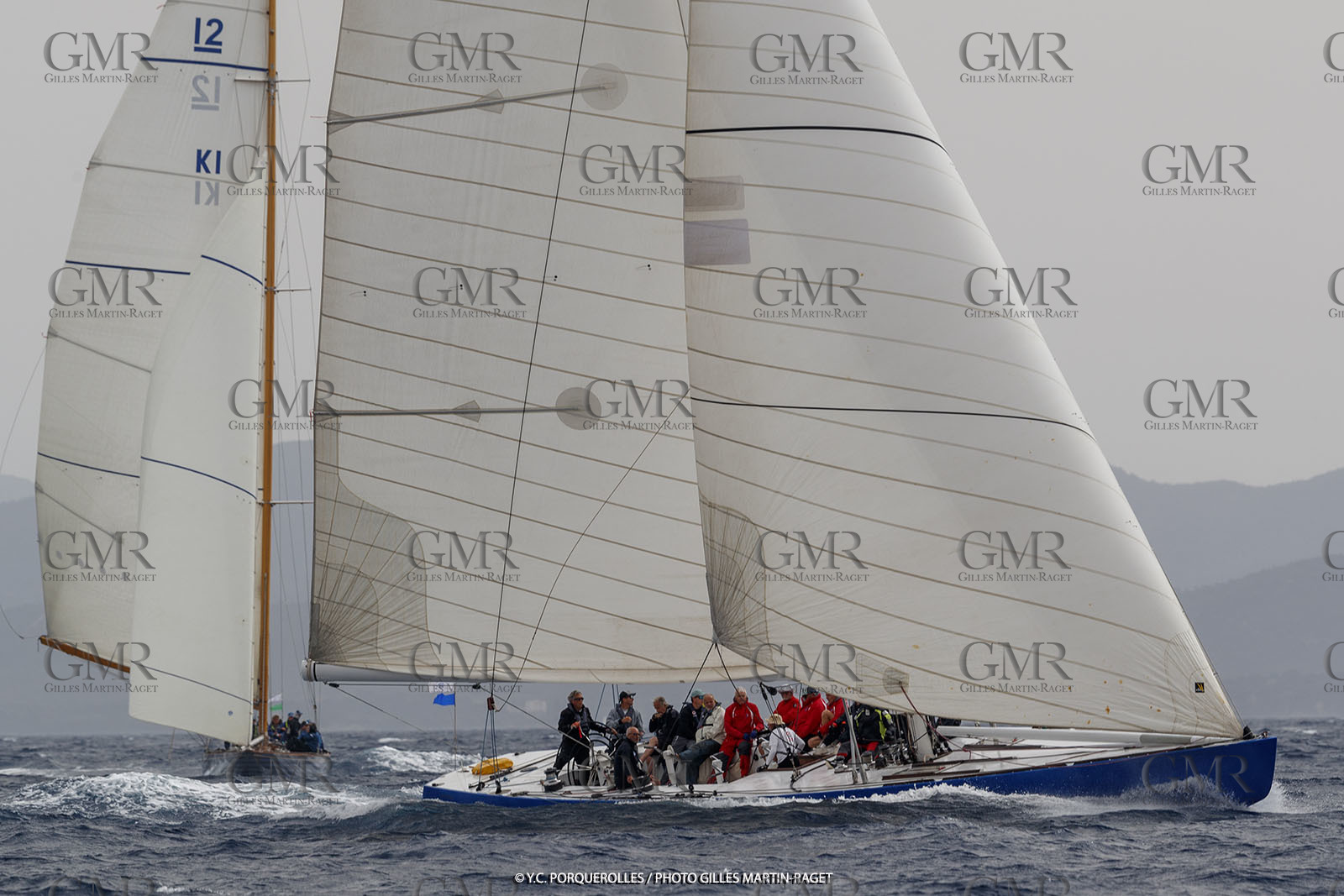 19 06 2024, Porquerolles Island (FRA), Championnat du monde des 12 m JI 2024, Race Day 1