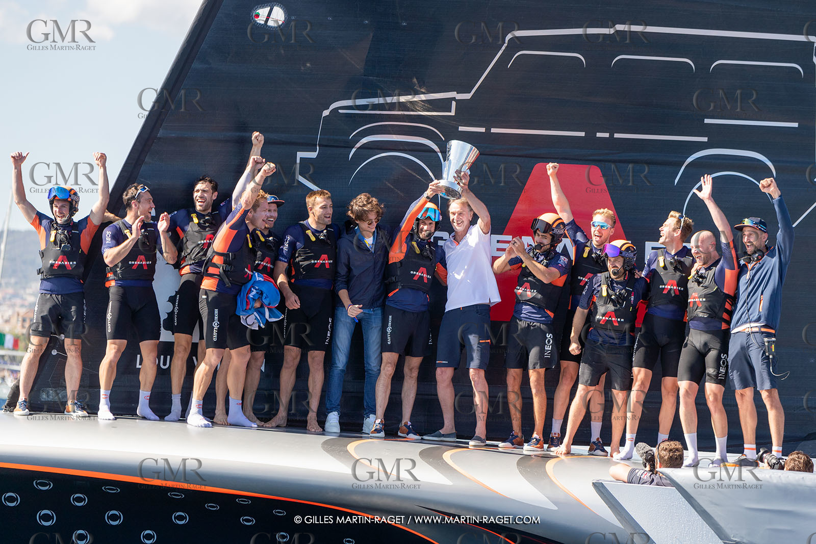 04 10 2024, Barcelona (ESP), 37th America's Cup, Louis Vuitton Cup Final, Race Day 7