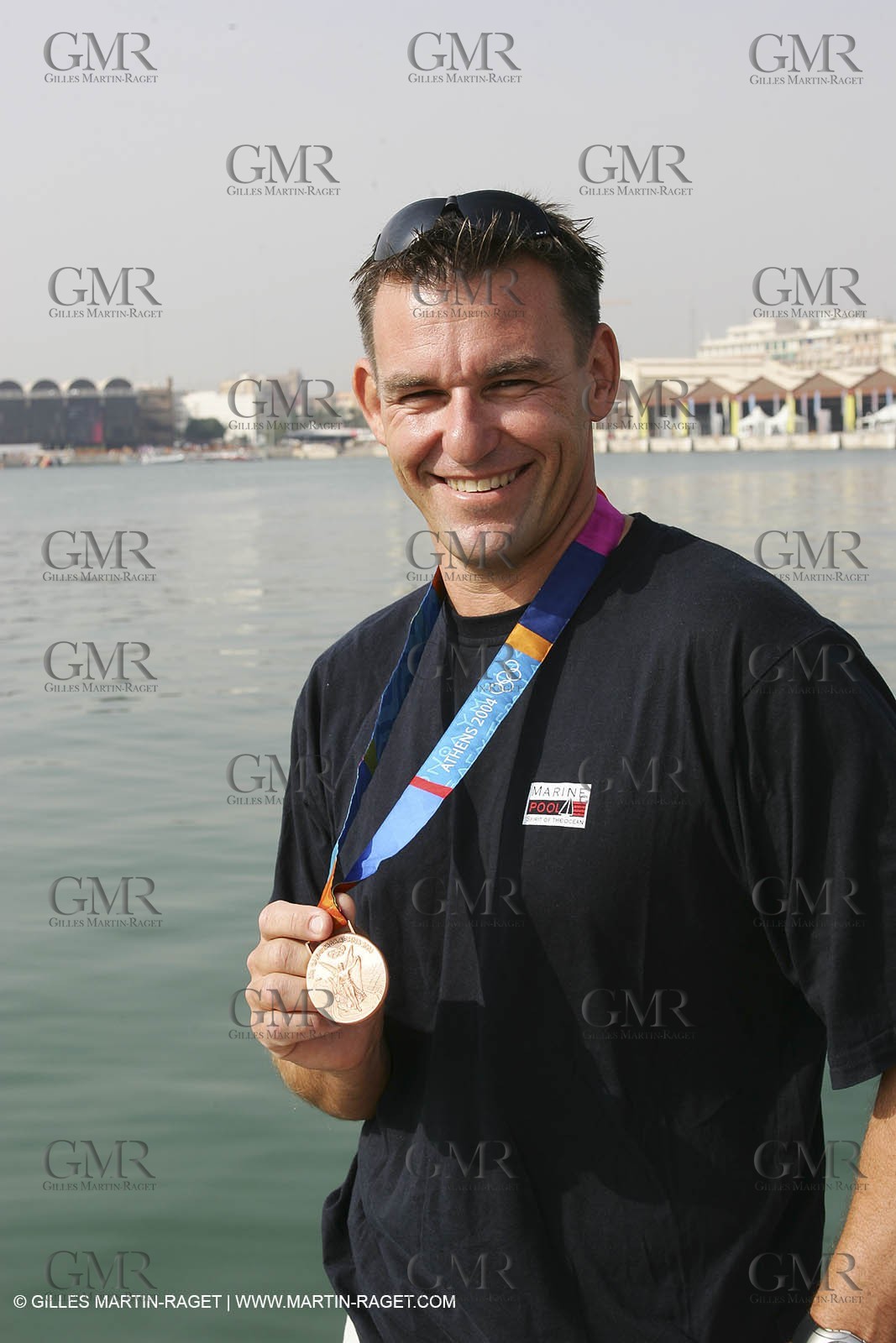Xavier Rohart and his Star Bronze medal