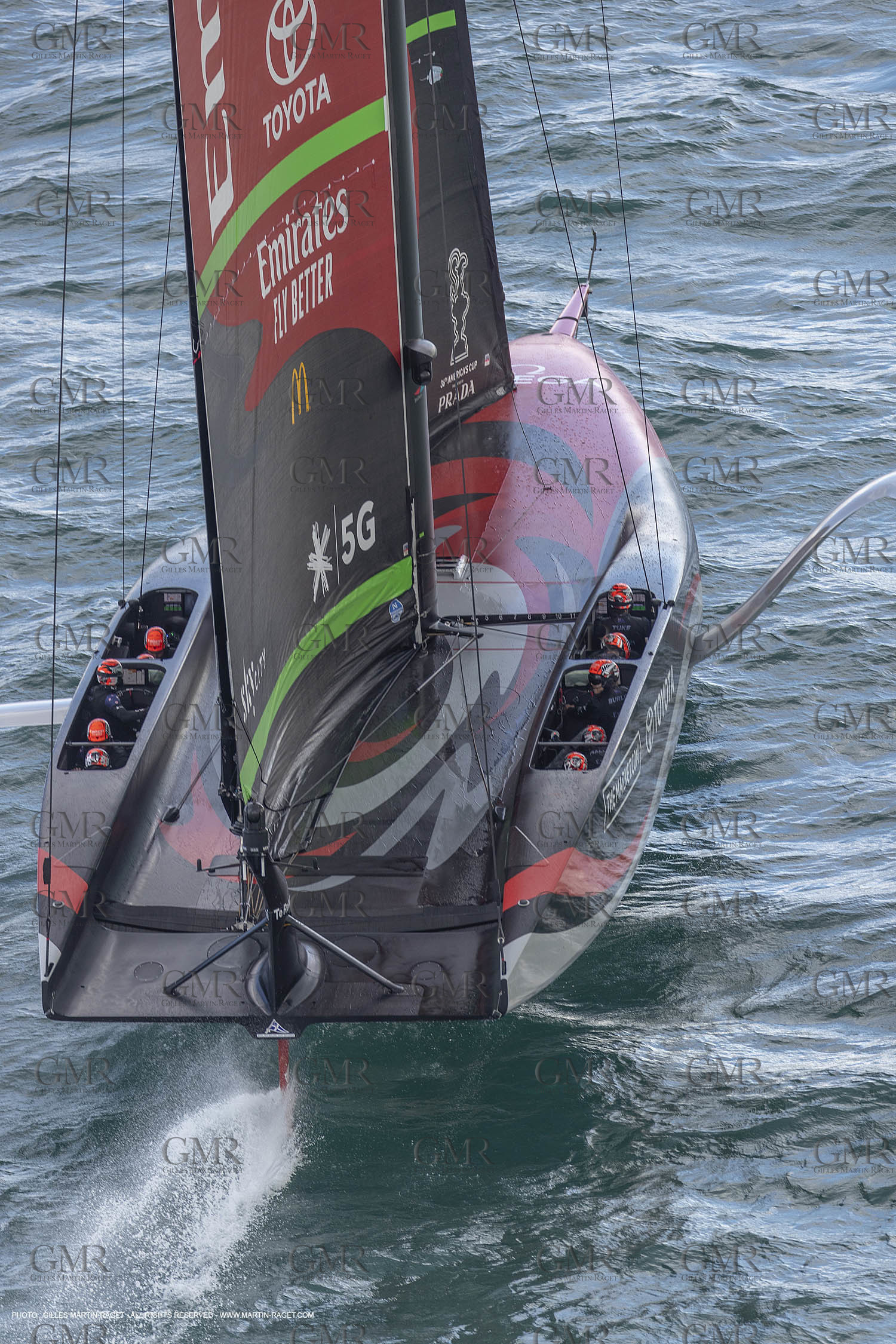10 12 2020 - Auckland (NZL) - 36th America's Cup - Practice Sessions - Day 2 - Emirates Team New Zealand