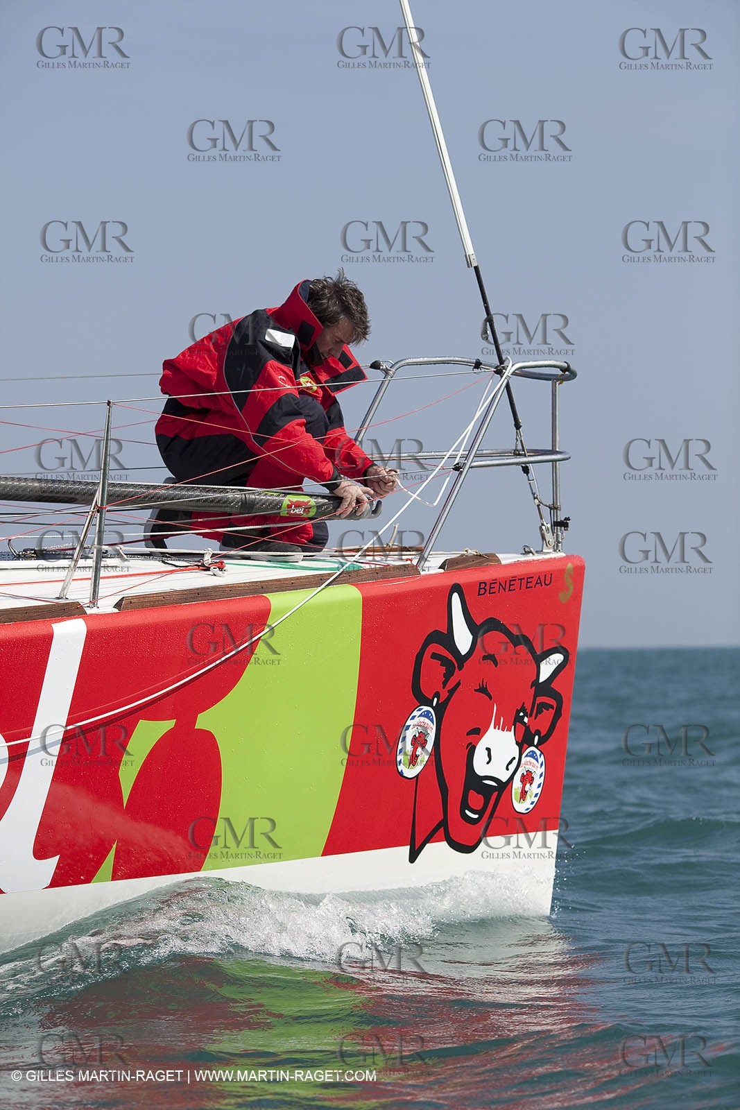 13 03 2010 -  La Grande Motte   Port Camargue (FRA) - Groupe Bel - Kito de Pavant   Sebastien Audigane training for Transat AG2R