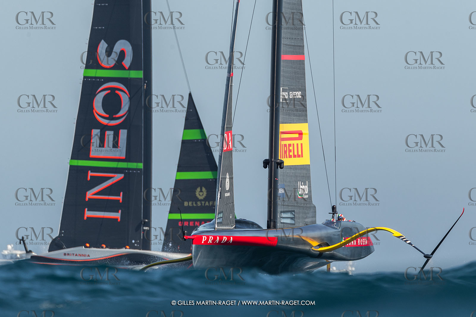 26 09 2024, Barcelona (ESP), 37th America's Cup, Louis Vuitton Cup Final, Race Day 1