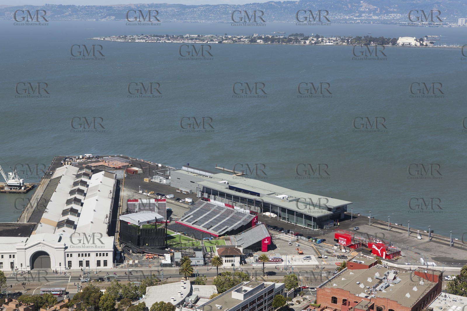 28 05 2013 - San Francisco (USA,CA) - 34th America's Cup - America's Cup Park, Pavillon and Cruise ship Terminal close to completion