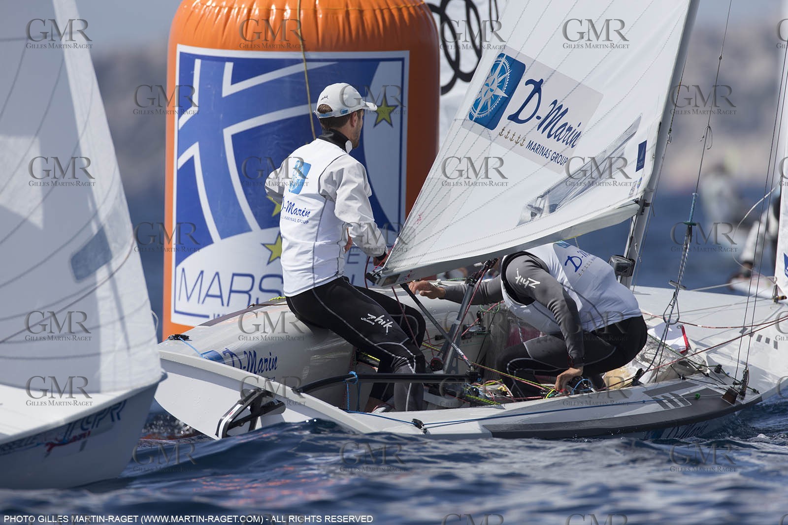 10 04 2015, Marseille (FRA), Yachting Club de la Pointe Rouge - Coupe Internationale de Printemps des 470, Day 3
