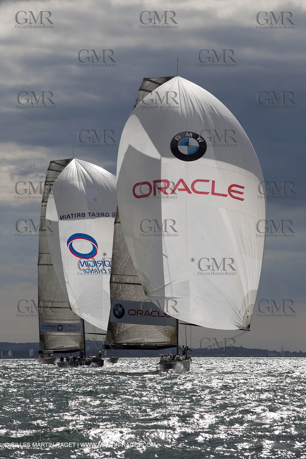 02 08 2010 - Cowes (UK, IOW) 1851 Cup -  BMW ORACLE Racing - Training Day.