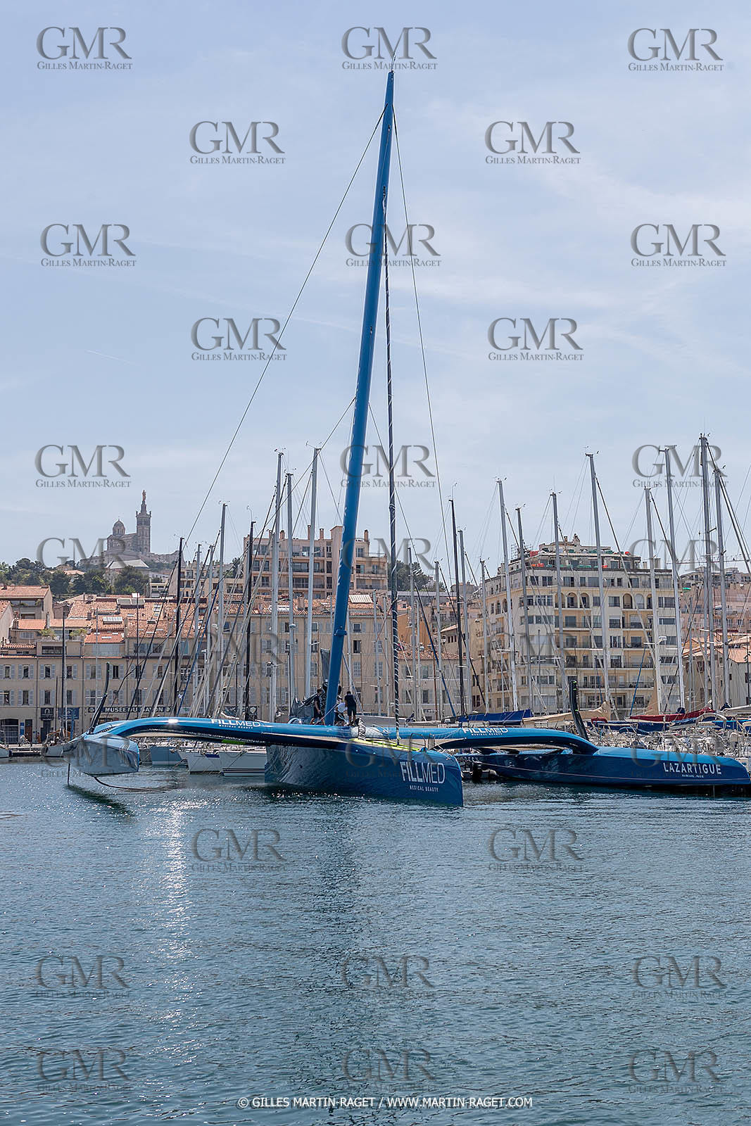 18 05 2022, Marseille (FRA), APremière navigation du trimaran Ultim SVR LAZARTIGUE à Marseille