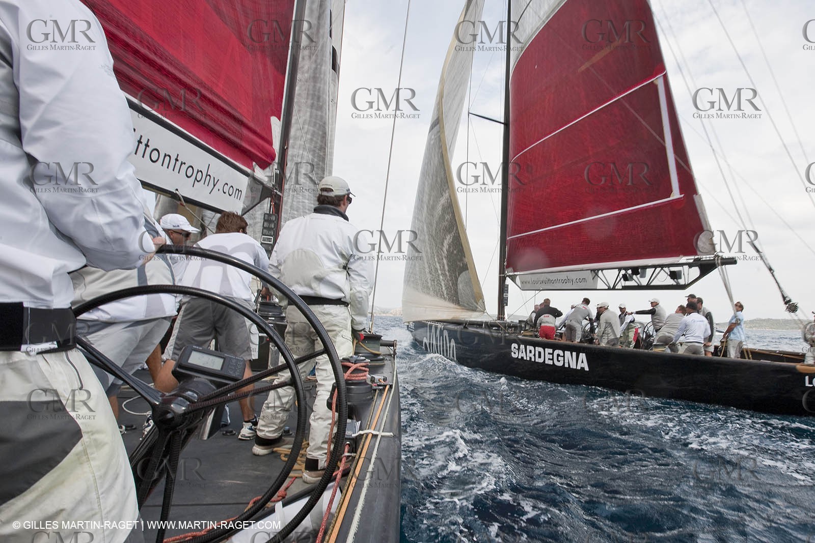 19 05 2010 - La Maddalena (ITA, Sardinia) Louis Vuitton Trophy - BMW ORACLE Racing - Training