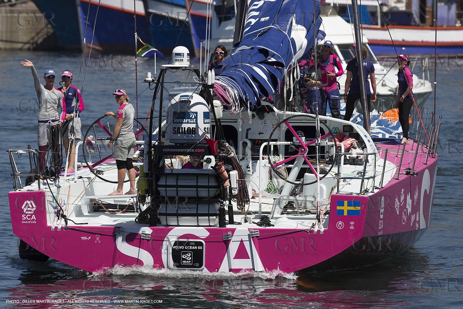 07 11 2014, Capetown (ZAF), Volvo Ocean Race 2014-15, Arrivals Team SCA