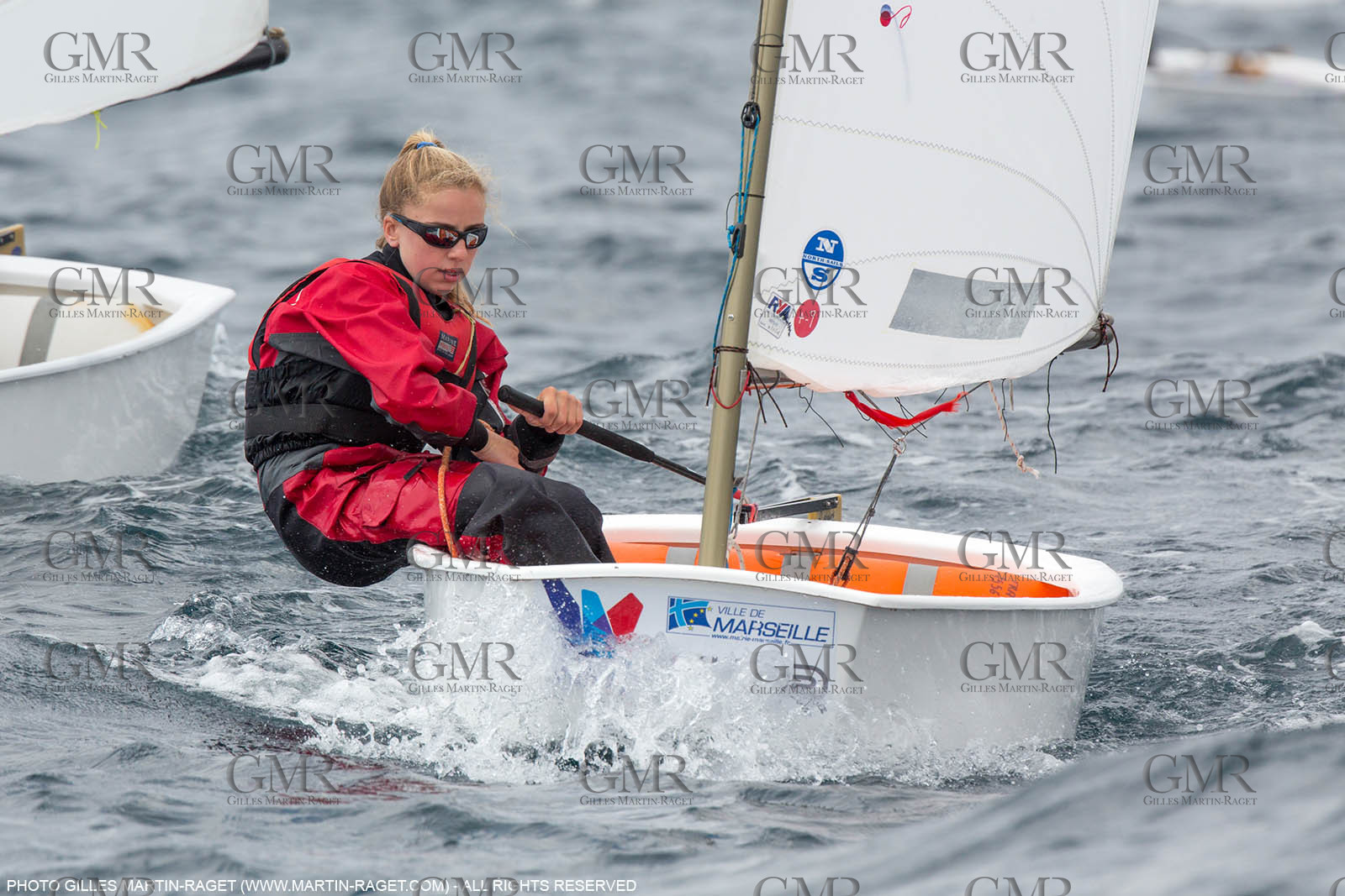 15 04 2016, Marseille (FRA,13), SNIM Dériveurs, Coupe Internationale de Printemps Optimist, Final Day