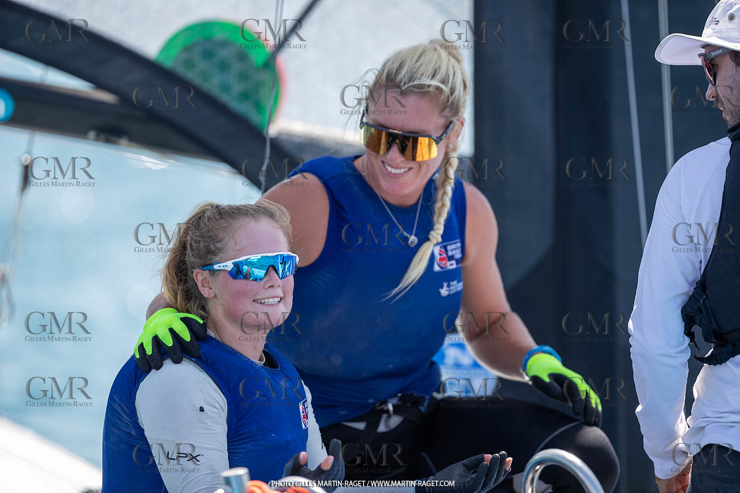 16 07 2023, Marseille, (FRA), Paris 2024 Olympic Games 2024 Sailing Test Event, Day 8, Medal race 49er FX