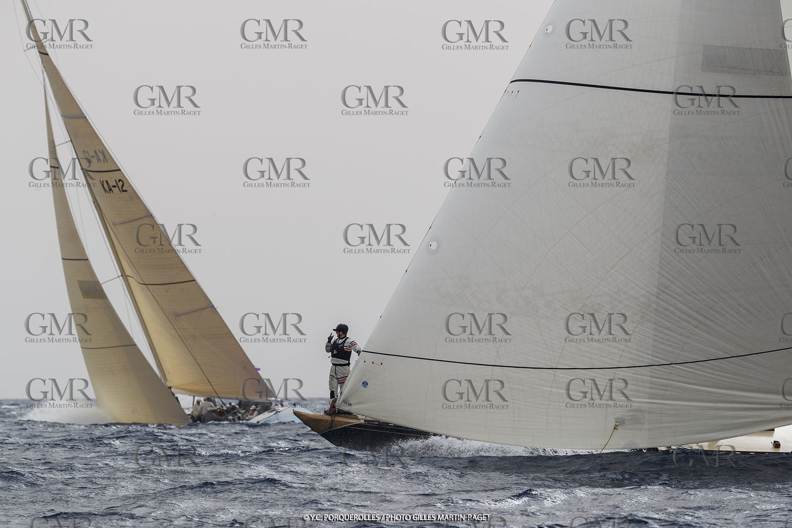 19 06 2024, Porquerolles Island (FRA), Championnat du monde des 12 m JI 2024, Race Day 1