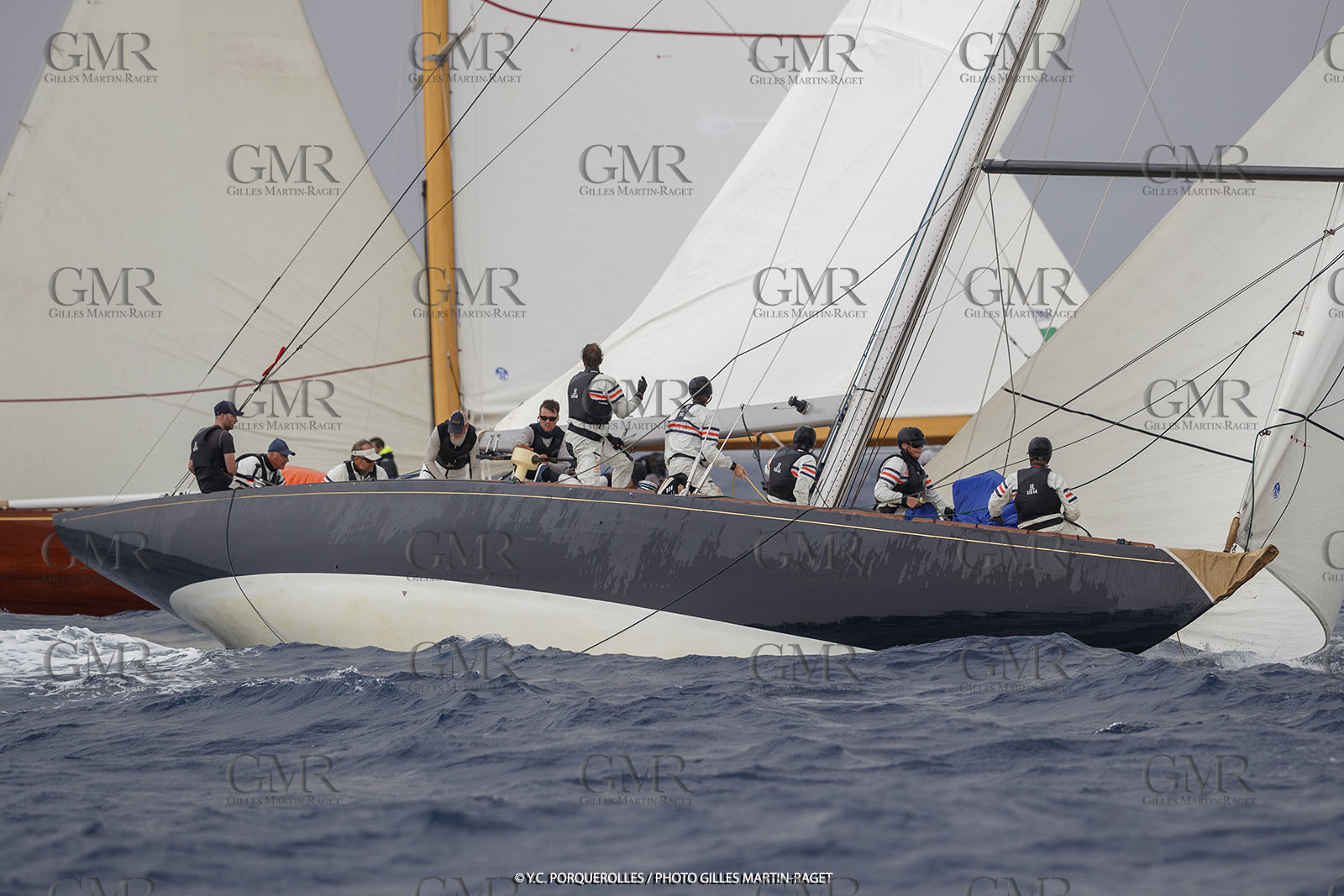 19 06 2024, Porquerolles Island (FRA), Championnat du monde des 12 m JI 2024, Race Day 1