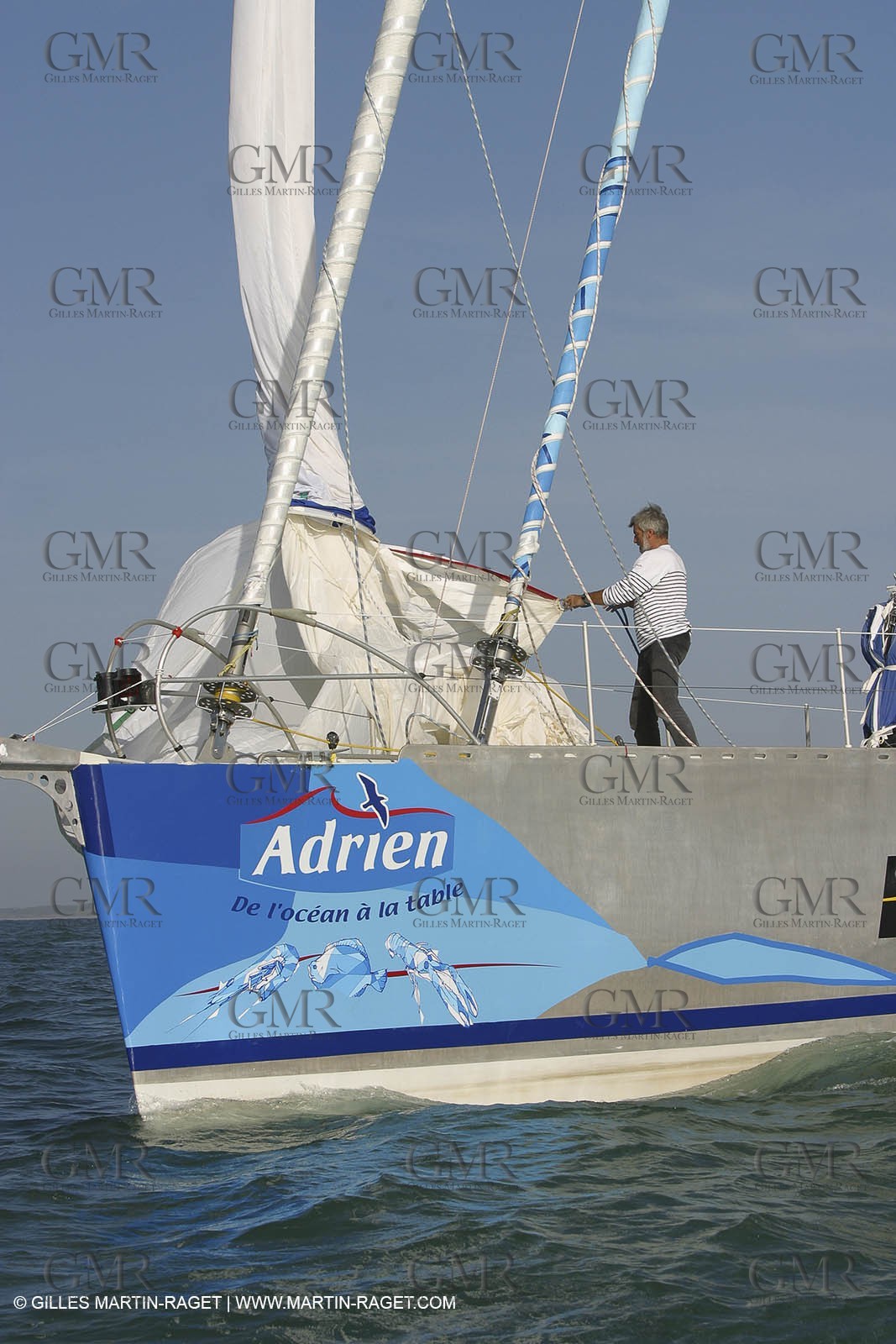 Record autour du monde à l'envers - Adrien - Jean-Luc Ven den Heede - départ des Sables d'Olonne