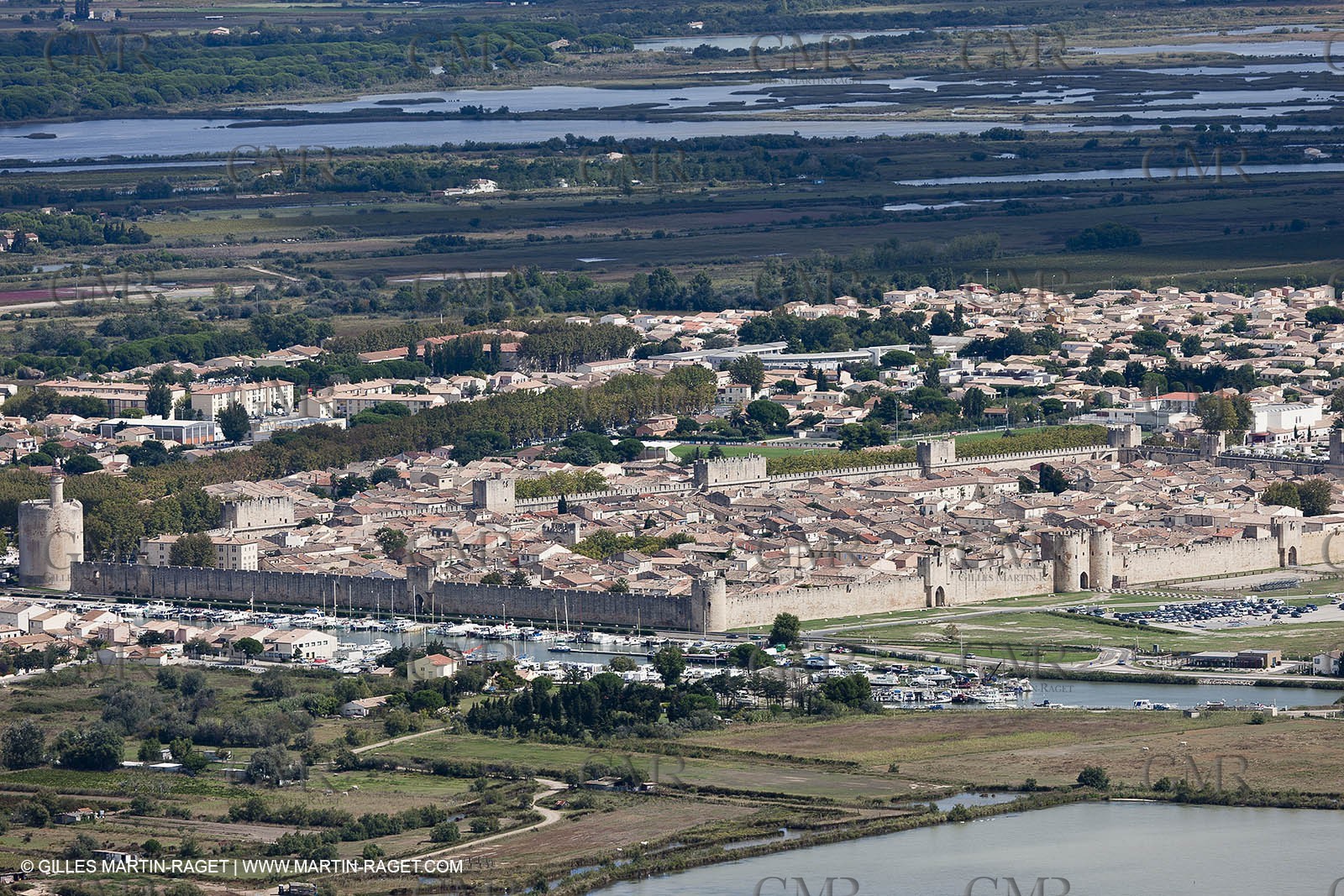 25 09 2010 - Aerial Camargphotos of the coastline from Marseille to La Grande Motte via the Camargue - Aigues-Mortes
