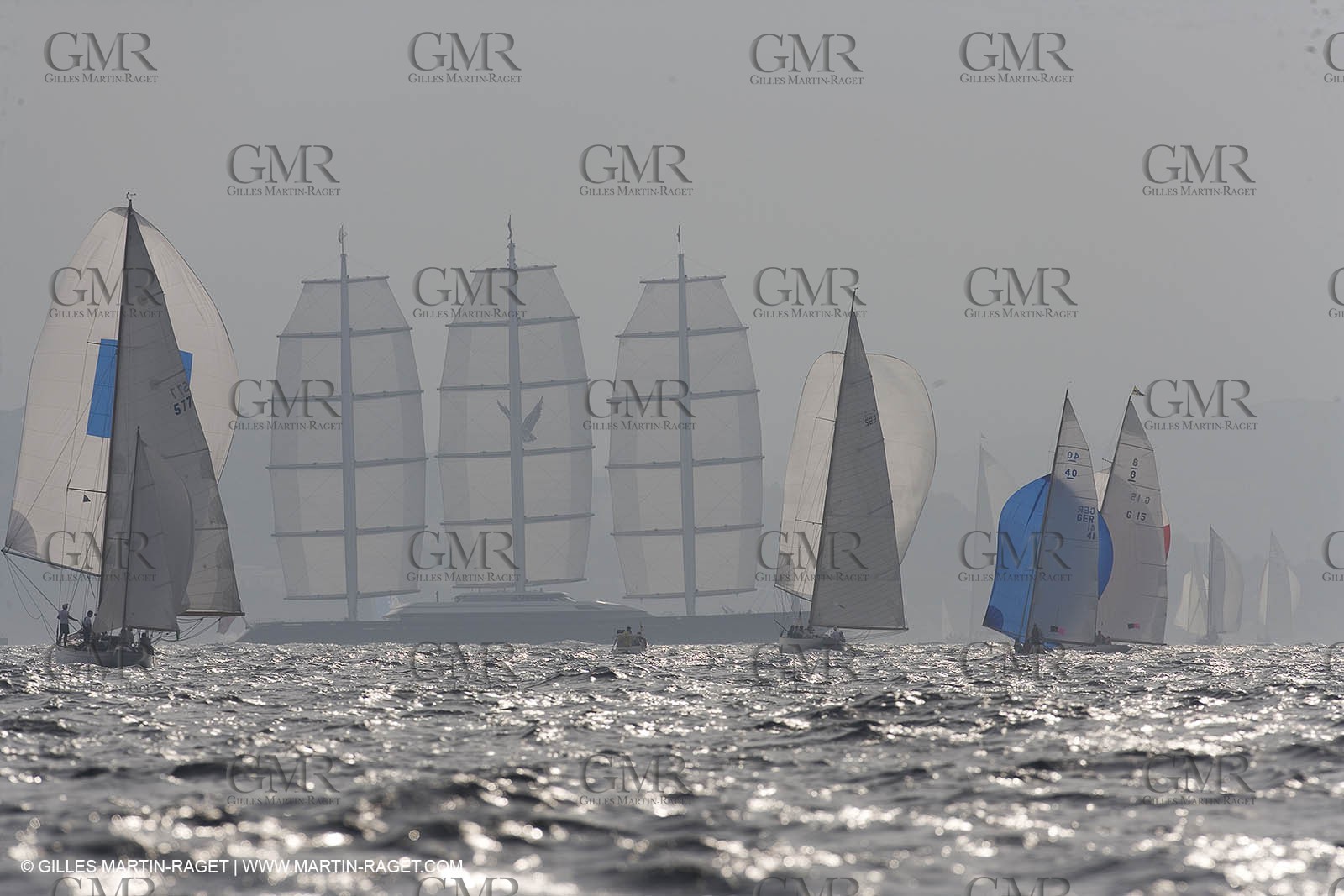 Sailing, Classic yachts, Voiles de Saint-Tropez 2006