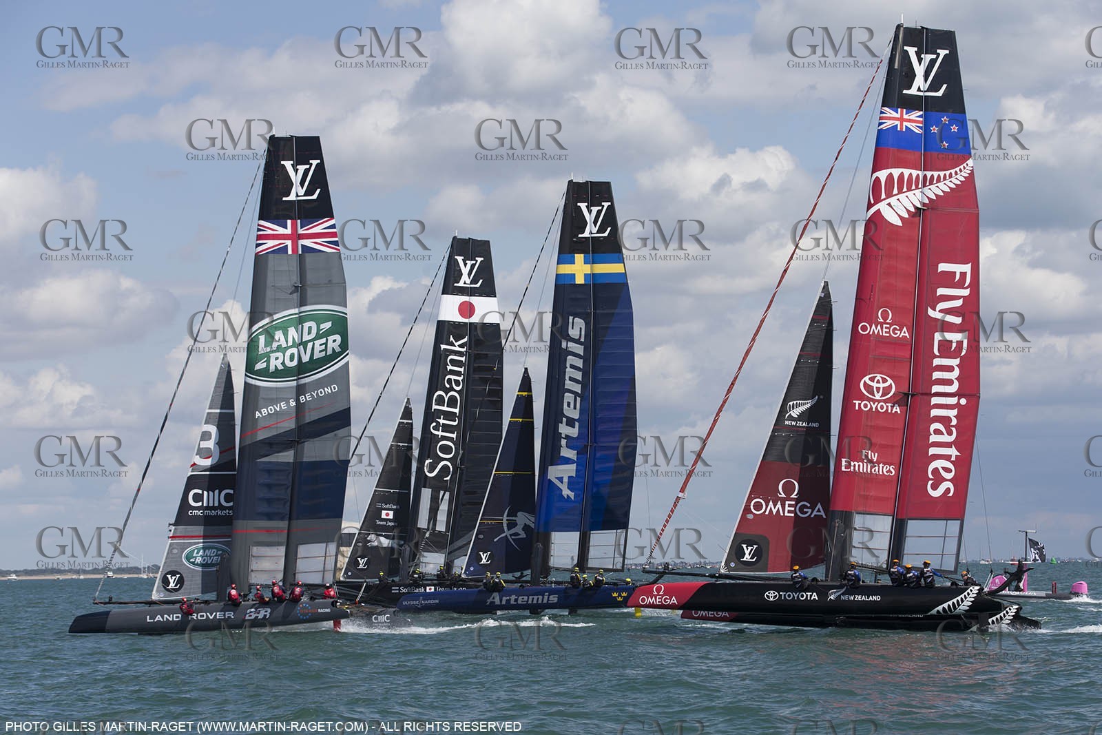 25 07 2015, Portsmouth (GBR), 35th America's Cup, Louis Vuitton America's Cup World Series Portsmouth 2015, Race Day 1