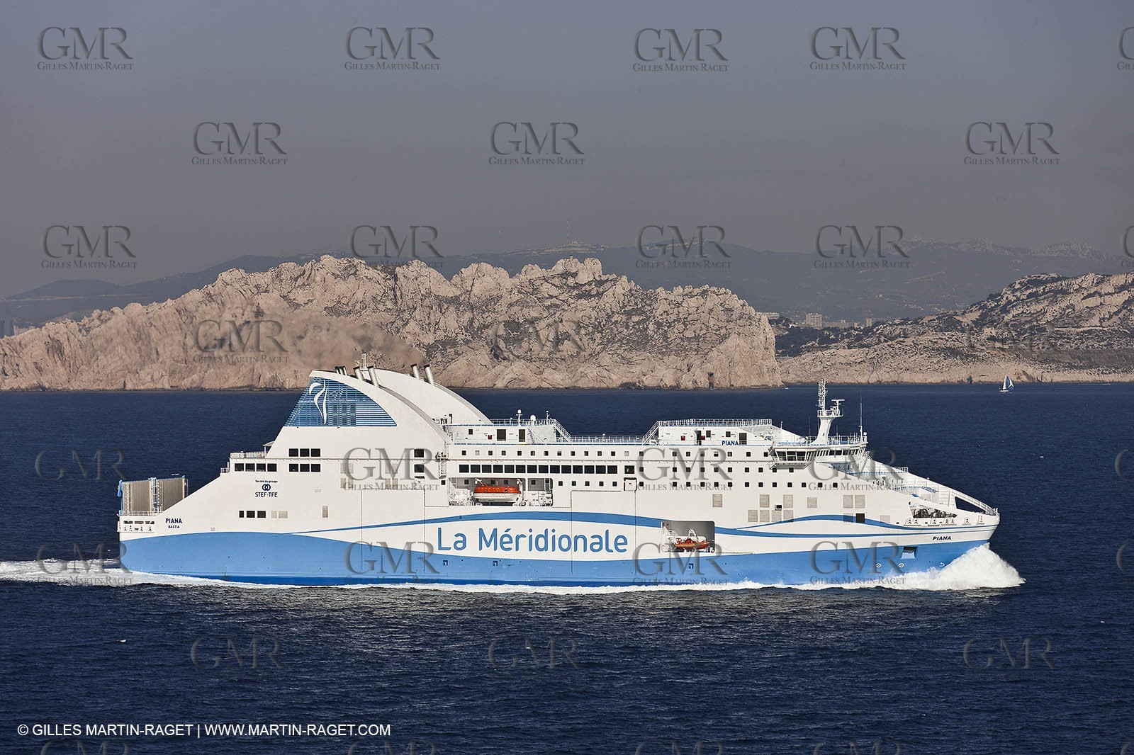 14 01 2012 - Marseille (FRA,13) - La Meridionale shipping company - the Piana off Marseille and the Calanques
