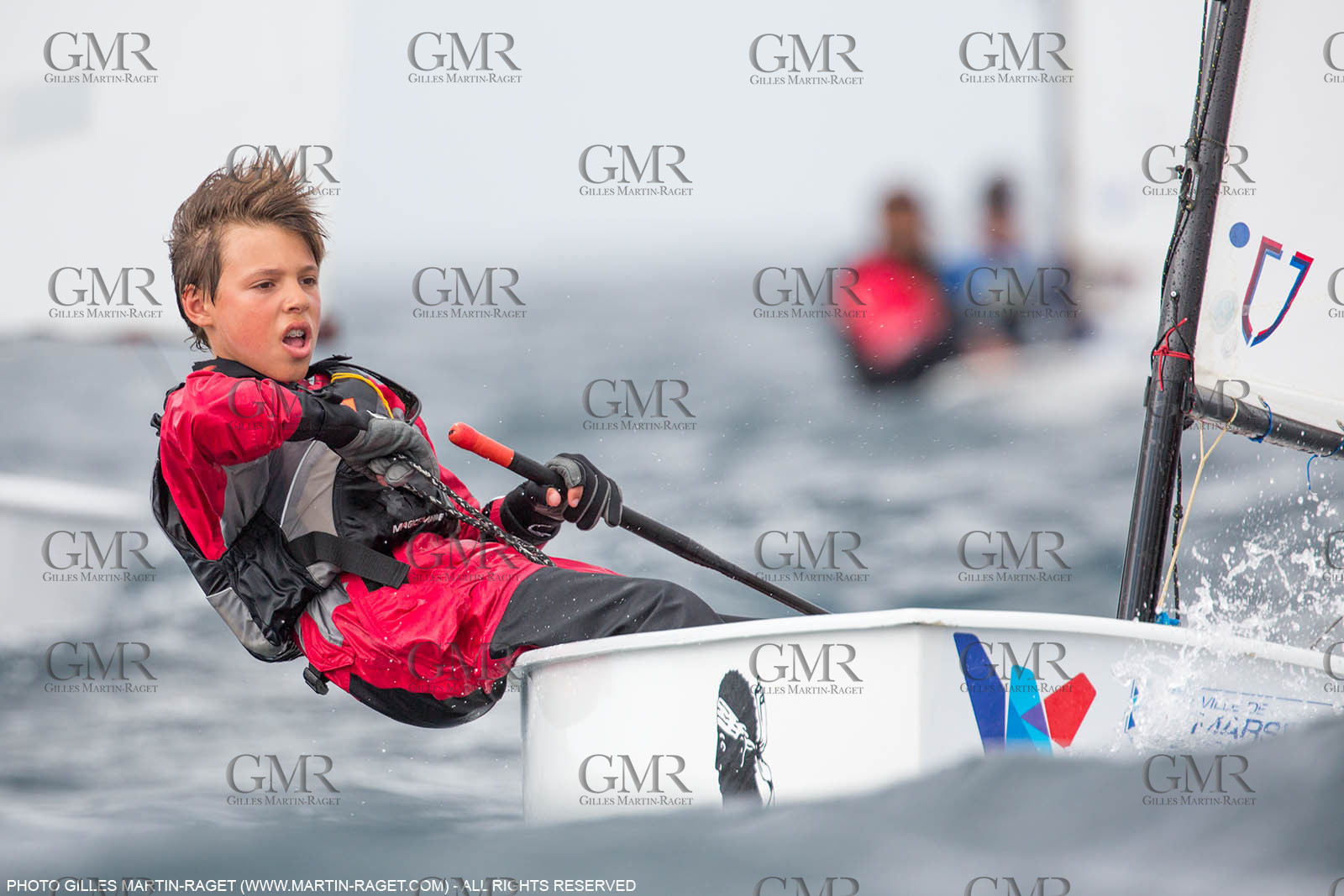 15 04 2016, Marseille (FRA,13), SNIM Dériveurs, Coupe Internationale de Printemps Optimist, Final Day