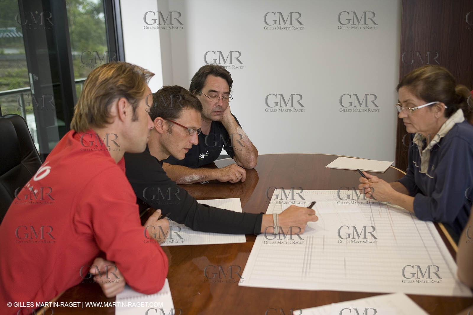 Sydney, Australia, Thomas Coville trimaran Sodebo building at Boat Speed