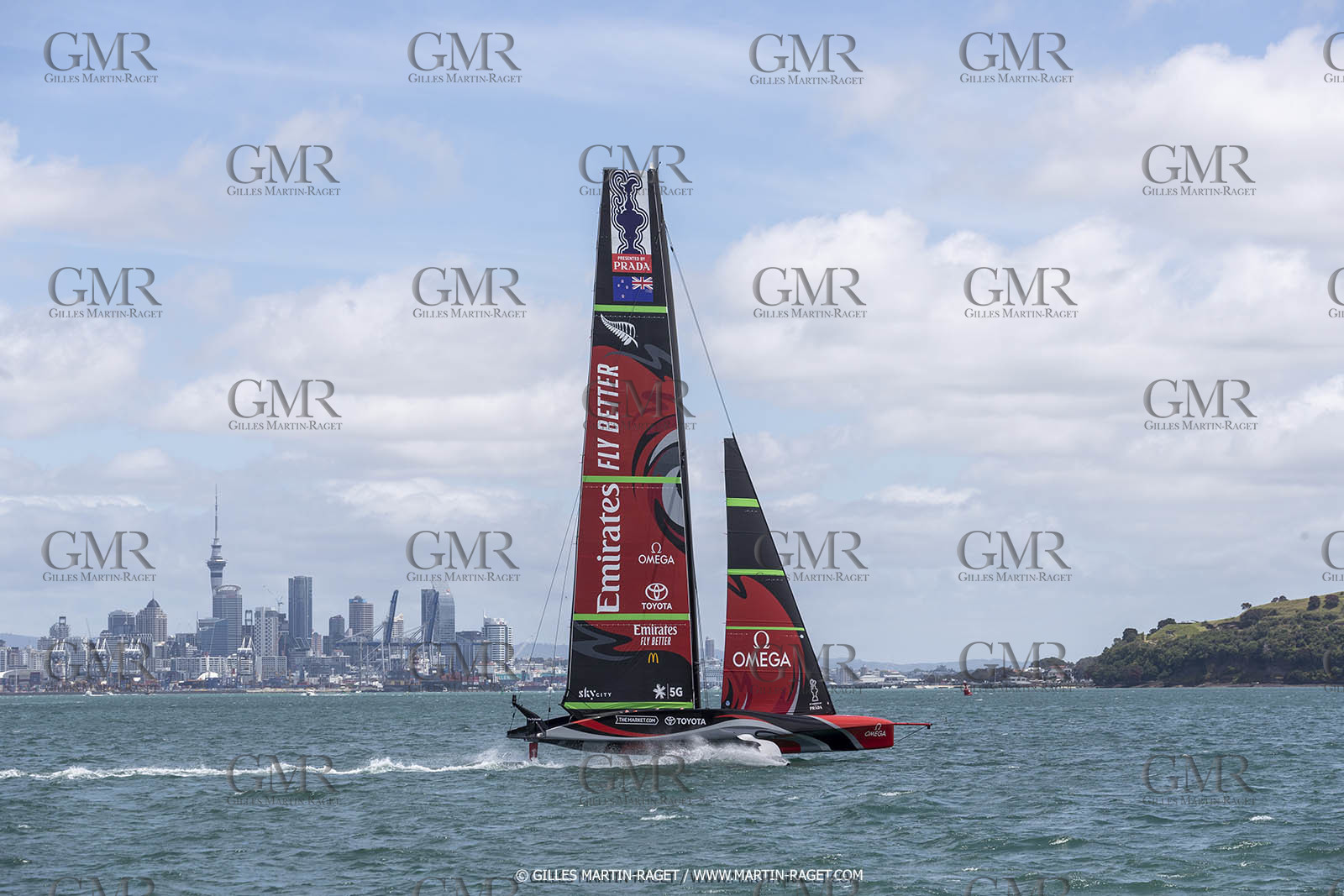 11 12 2020 - Auckland (NZL) - 36th America's Cup - Practice Sessions - Day 3 - Emirates Team New Zealand