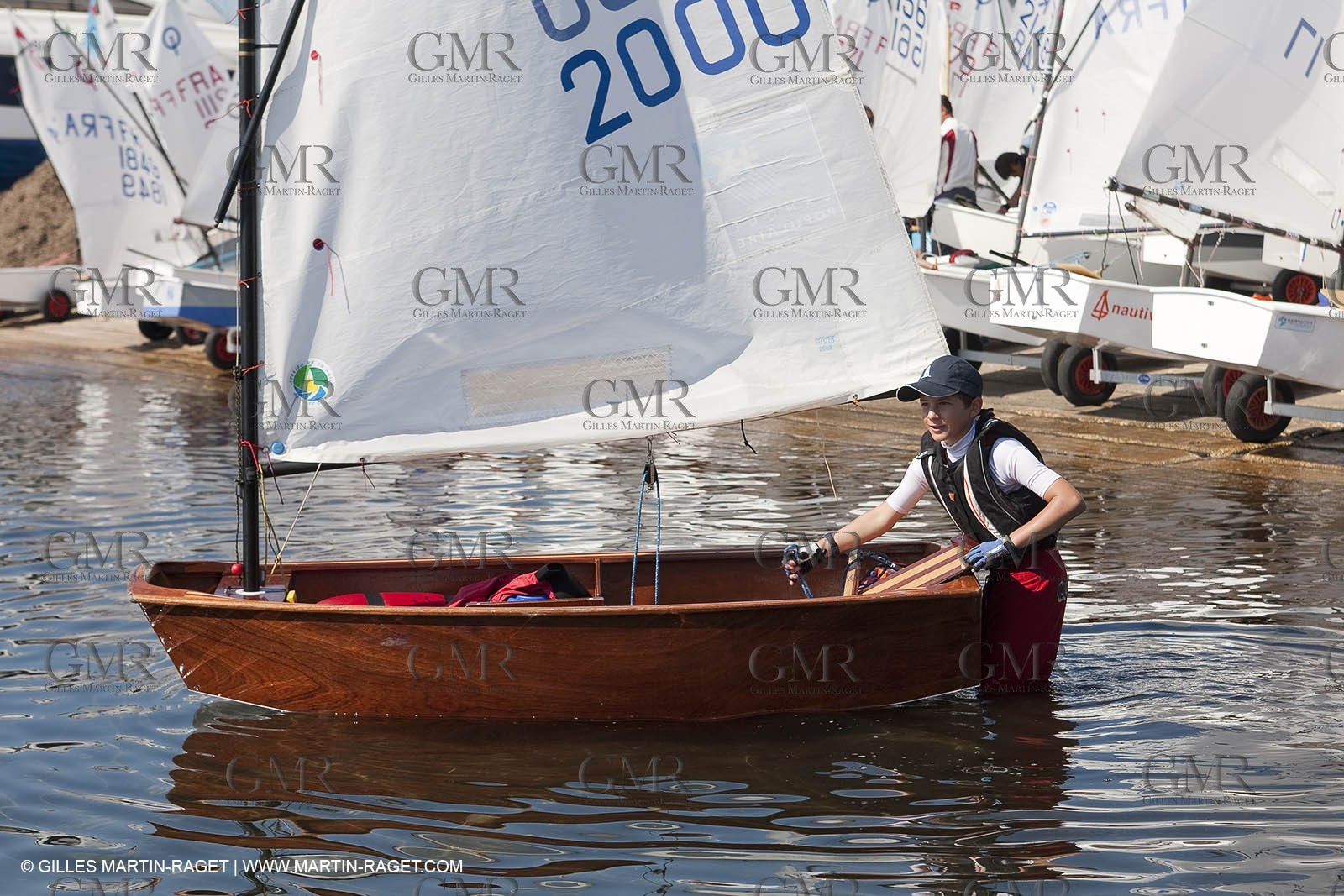 24 05 2010 - Hyères (FRA,83) - wooden optimist