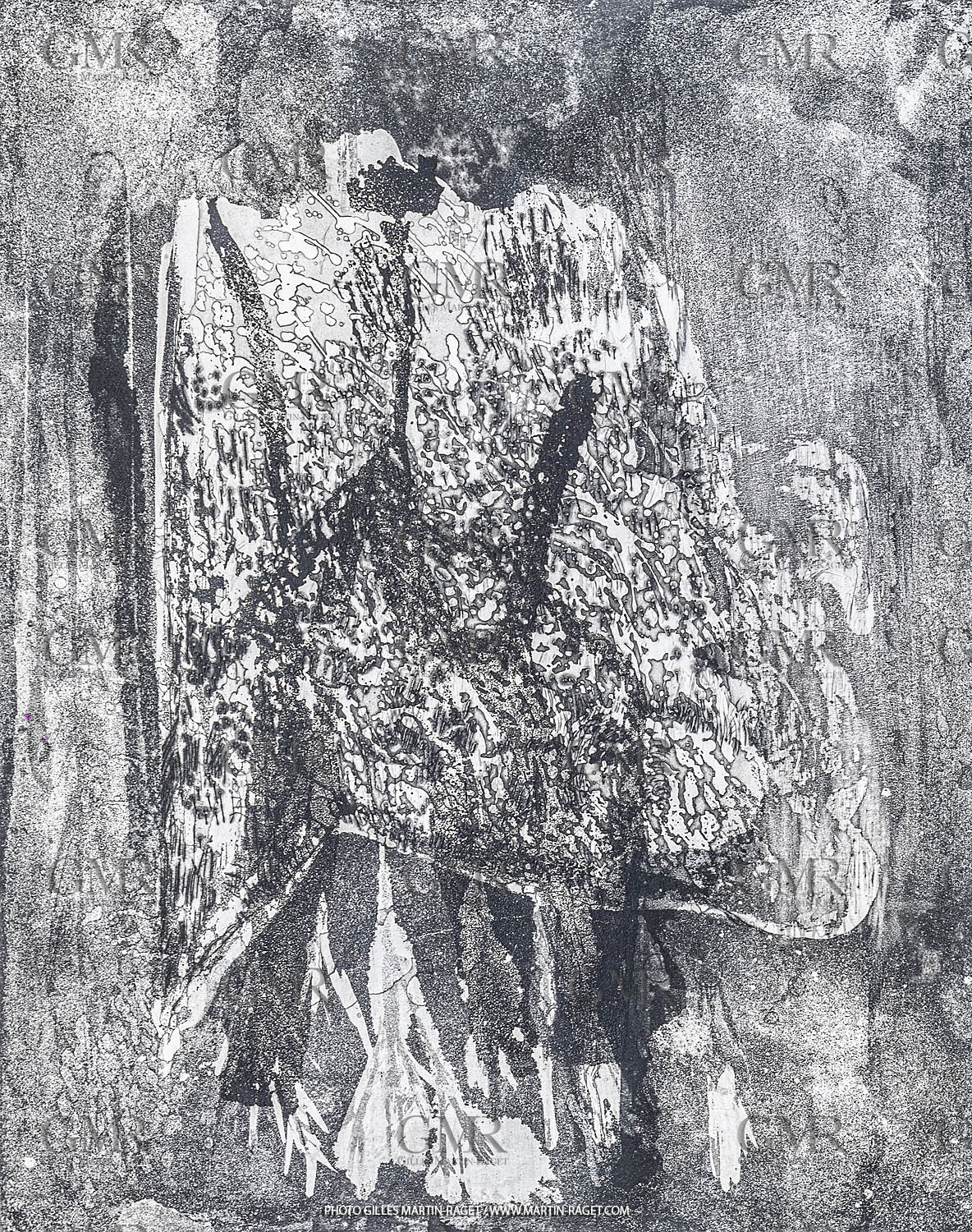 12 07 2020, St Rémy de Provence (FRA, 13) Oeuvre Germaine Richier, gravure