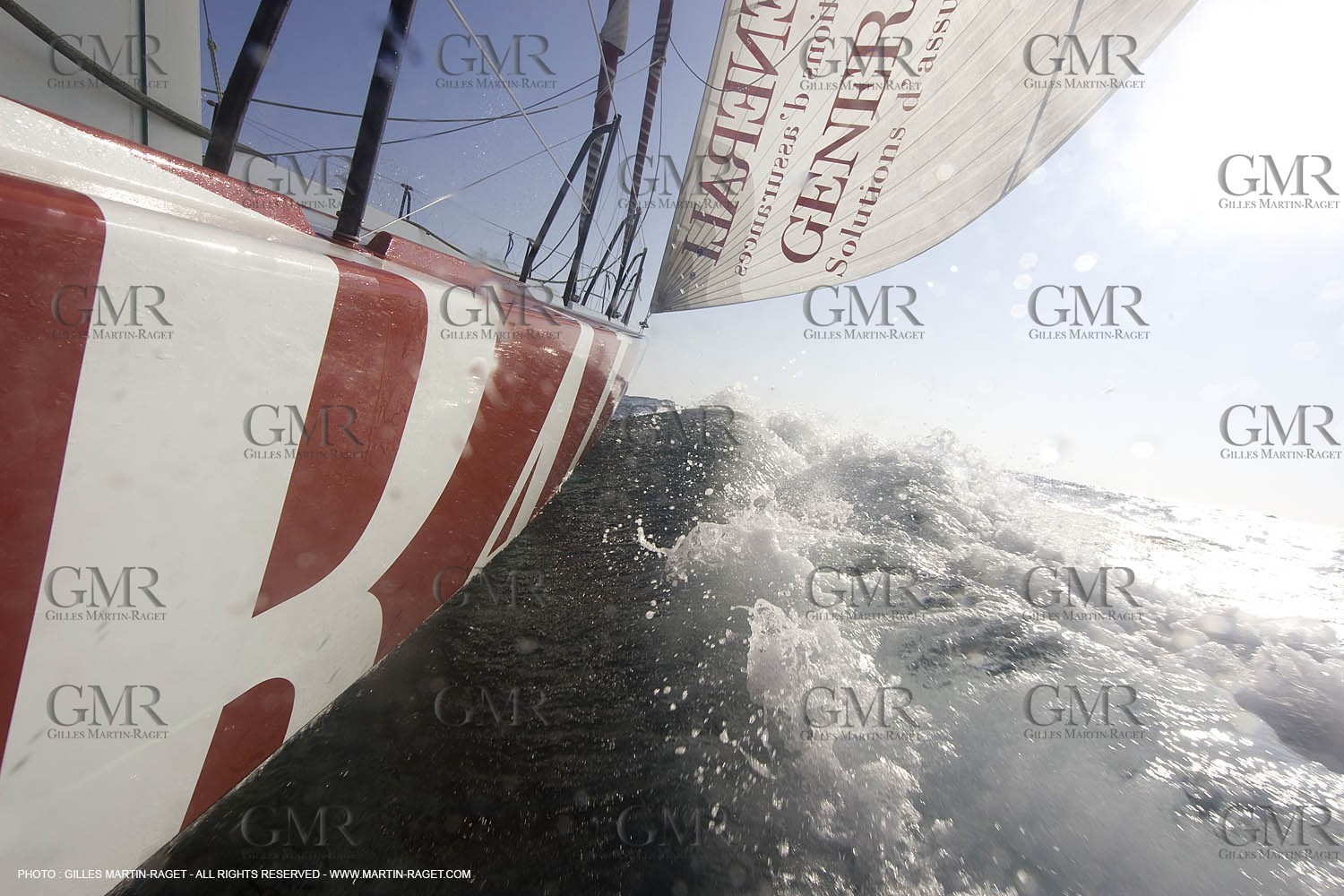 27 09 2008 - Lorient (FRA, 56) - Onboard Generali with Yann Eliès - Vendée Globe 2008 Training